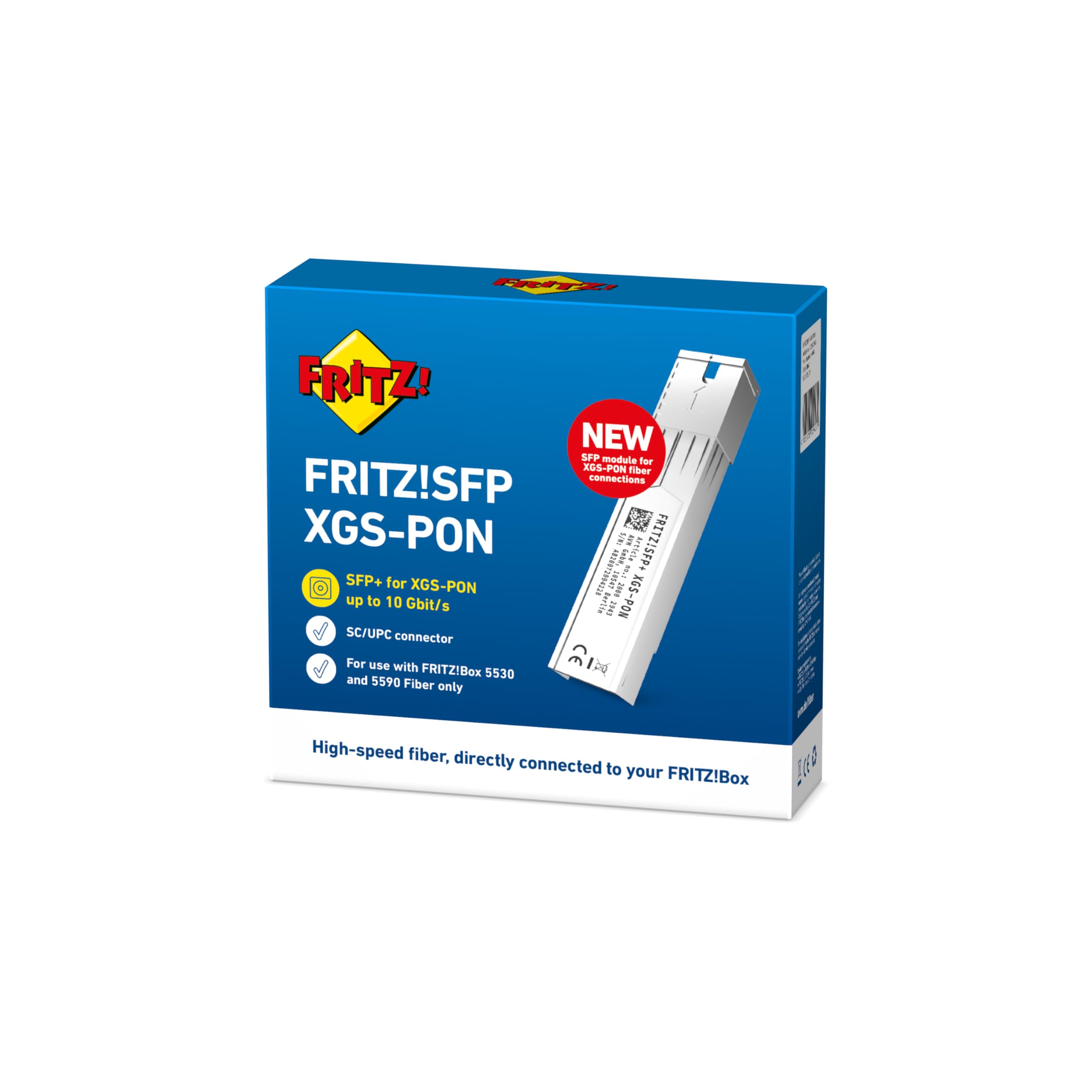 AVM FRITZ!SFP XGS-PON Glasfasermodul für FRITZ!Box 5530 5590