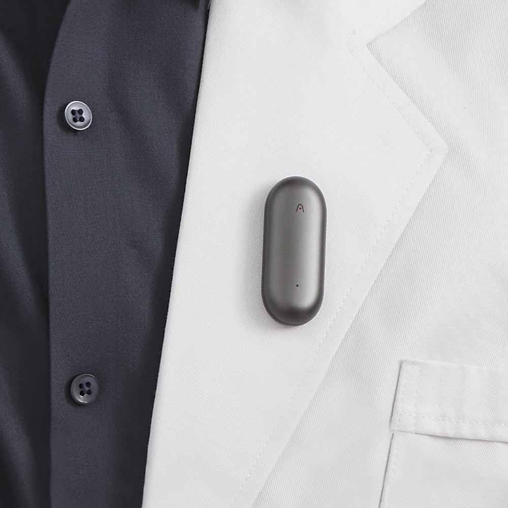 PLAUD NotePin Diktiergerät Cosmic gray Combo mit Armband