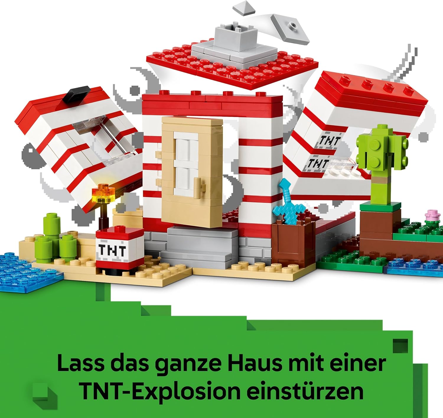 LEGO Minecraft Das TNT-Dschungelhaus 21275