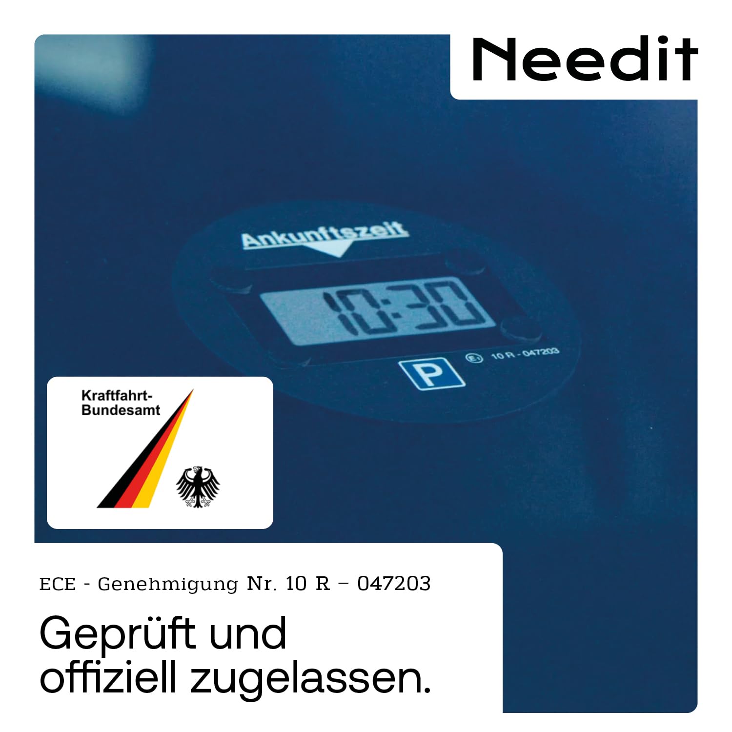 Needit elektronische Parkscheibe Park Lite One I automatische Parkscheibe