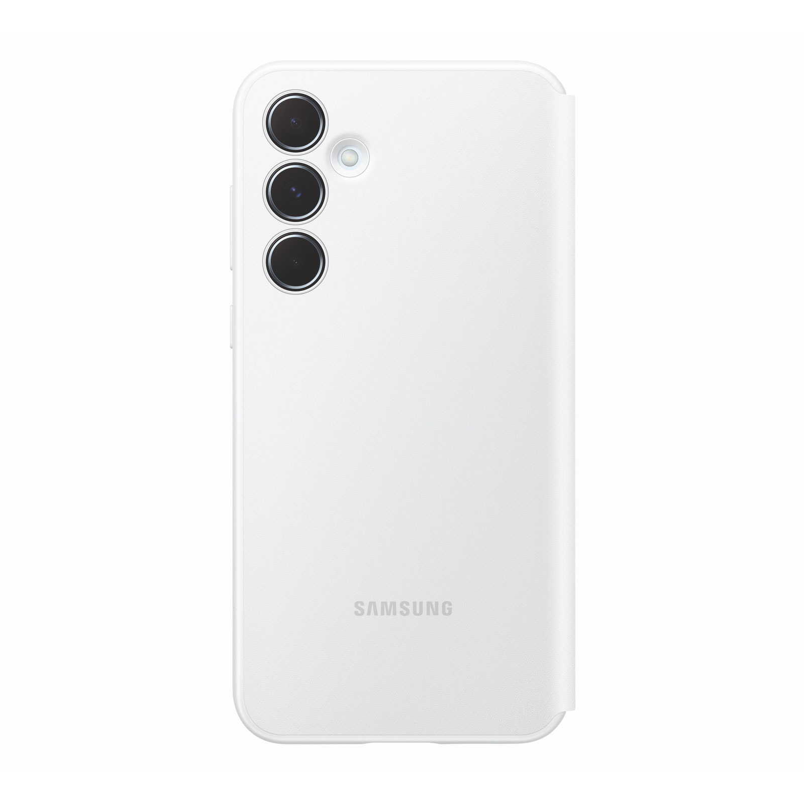 Samsung EF-ZA556 für Galaxy A55 Smart View Wallet Case White Handyhülle (EF-ZA556CWEGWW)