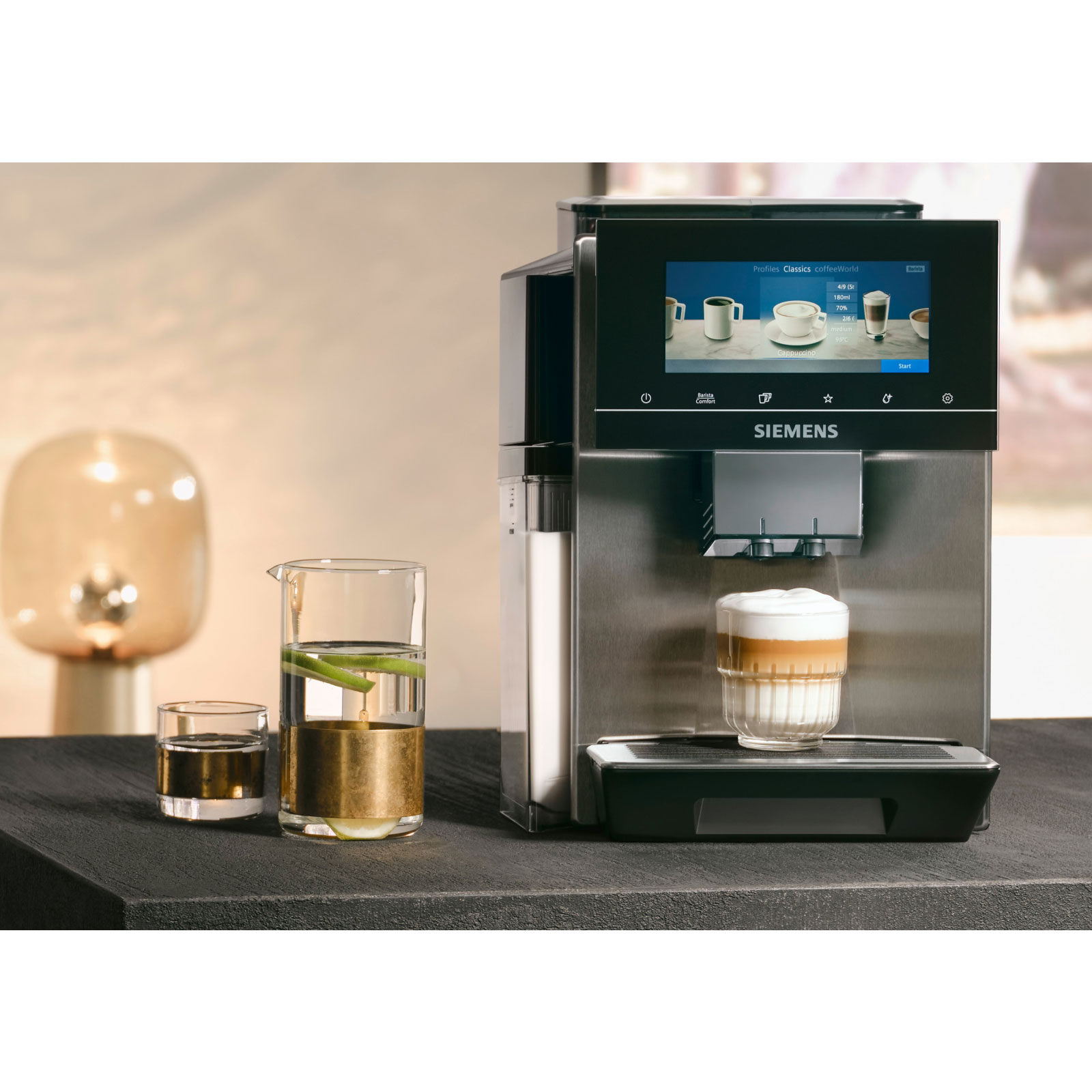 Siemens TQ903DZ3 Kaffeevollautomat EQ.900 Plus Edelstahl Siemens TQ903DZ3 Kaffeevollautomat EQ.900 Plus Edelstahl