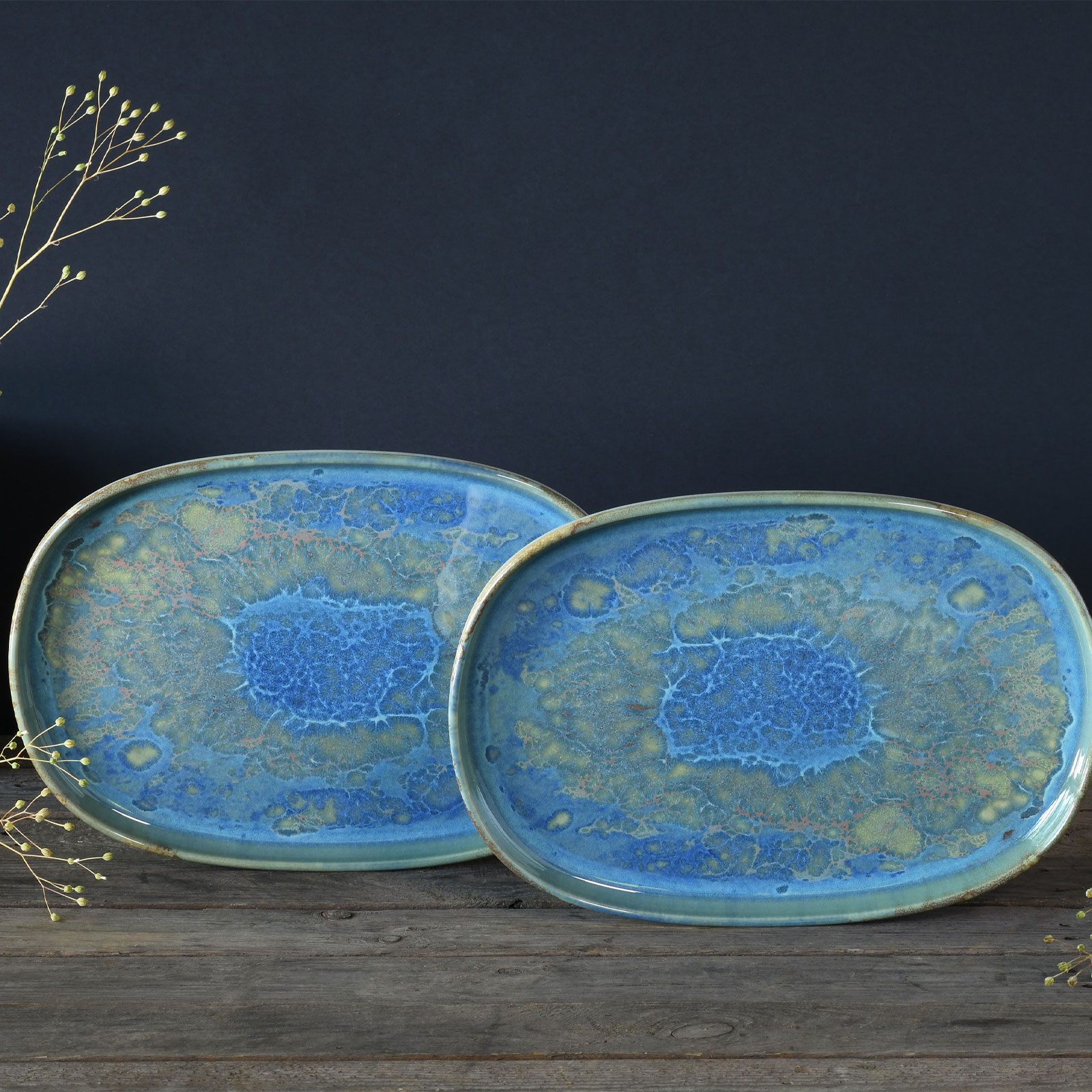 CreaTable, 21516, Serie Yuki, Servierplatte 2 teilig