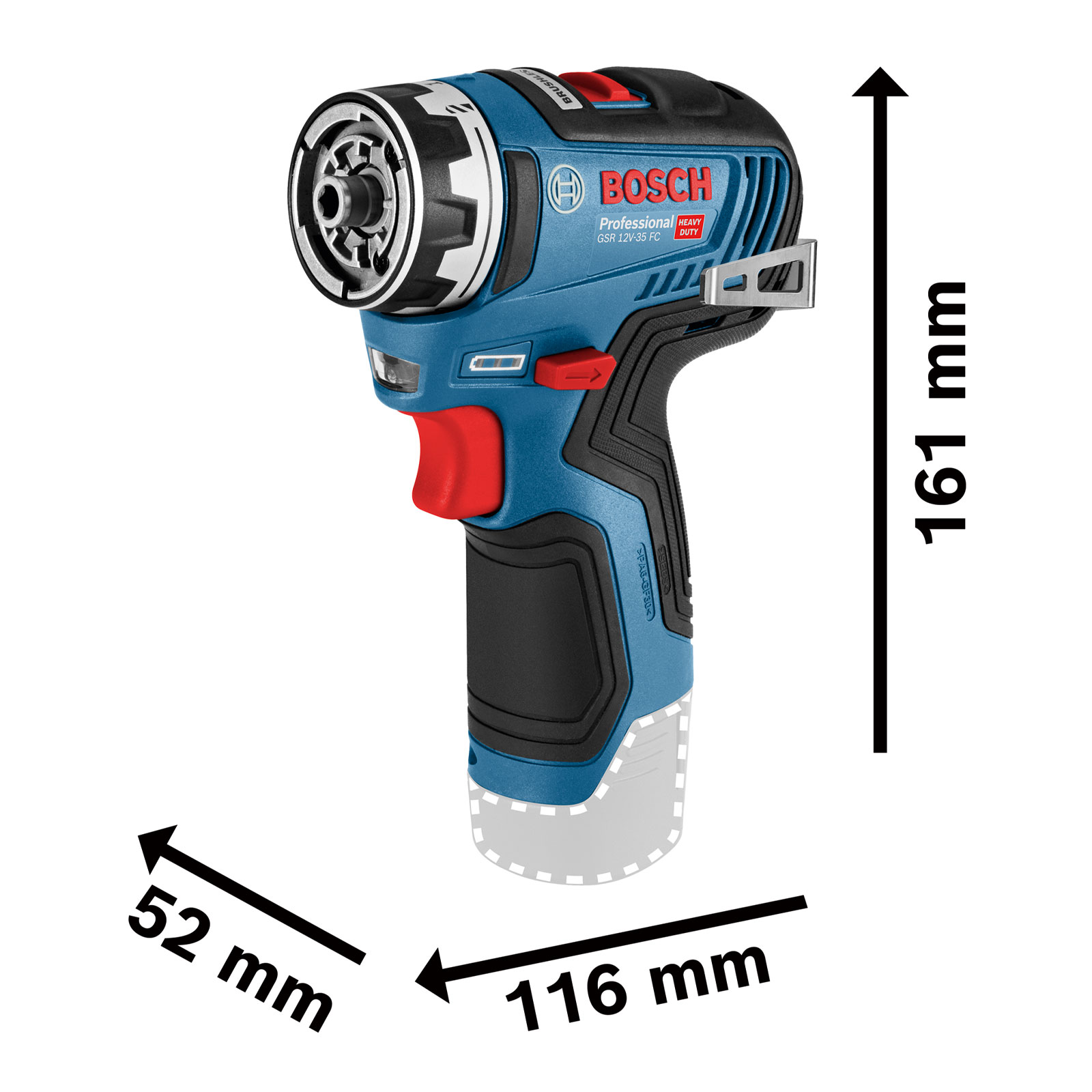 Bosch Professional GSR 12V-35 FC(C) solo CLC