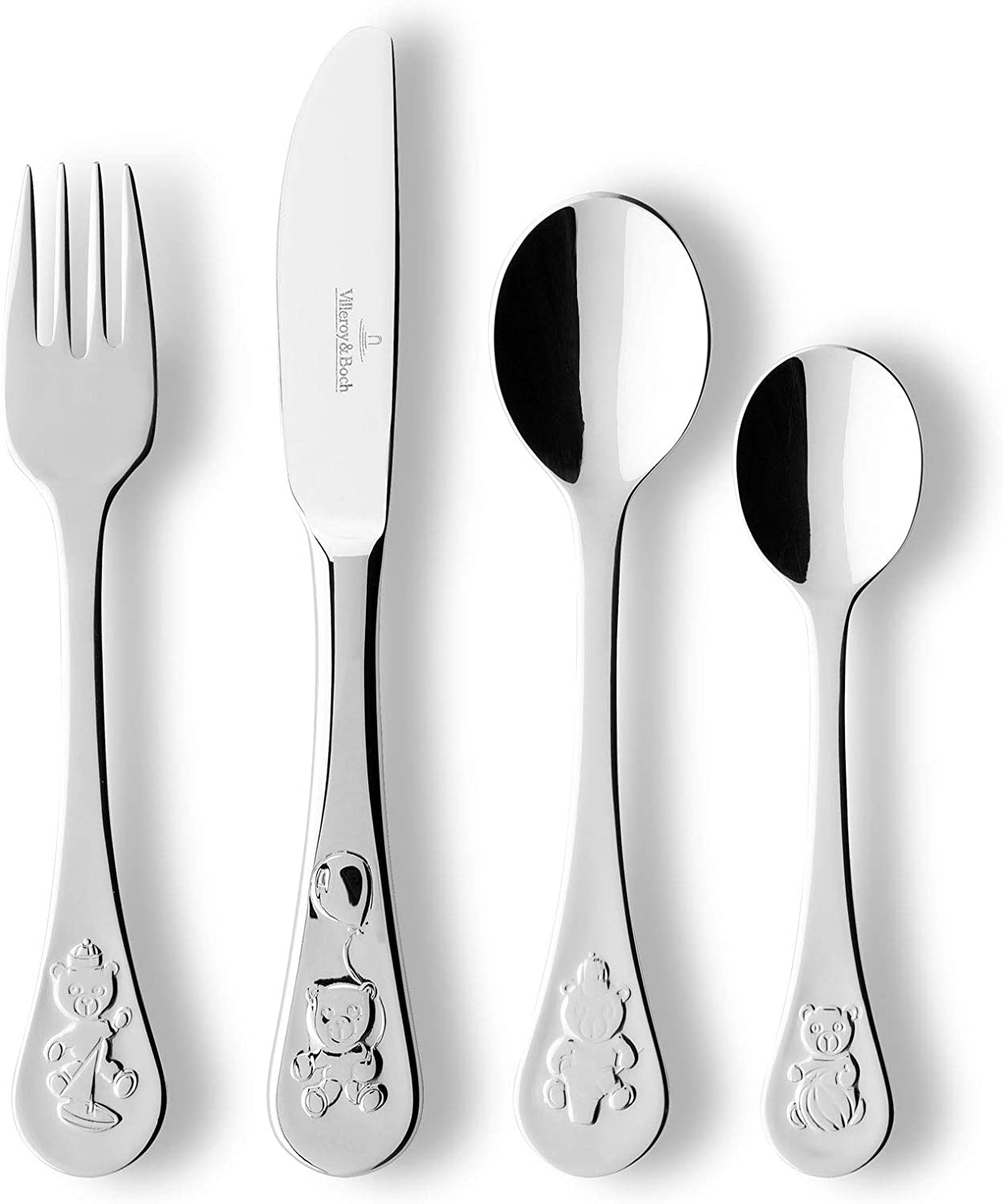 Villeroy & Boch Piemont Kinderbesteck 4tlg. Spülmaschinenfest 18/10 Edelstahl Villeroy & Boch Piemont Kinderbesteck 4tlg. Spülmaschinenfest 18/10 Edelstahl