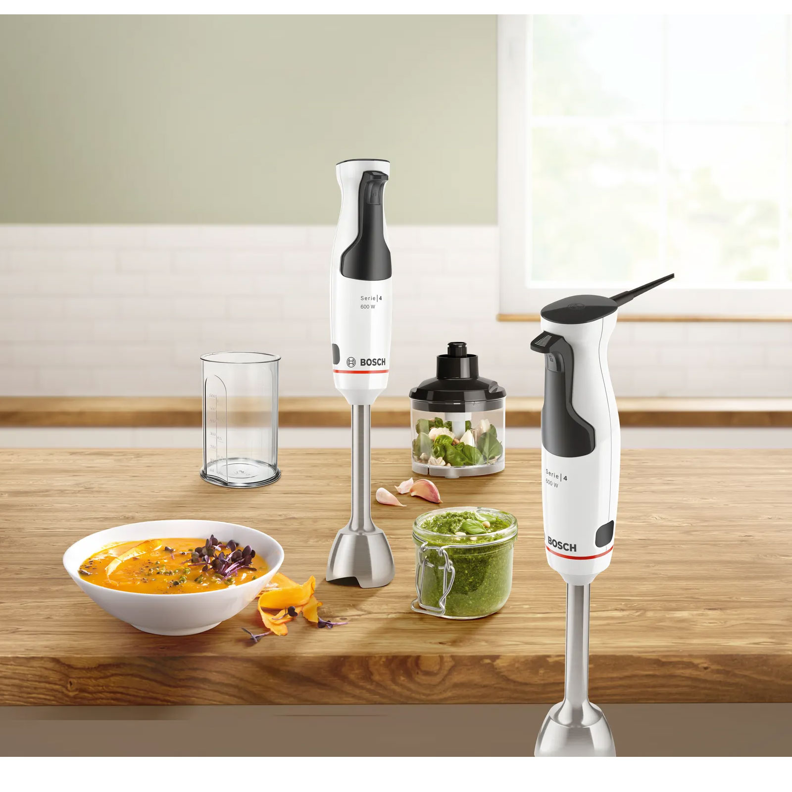 Bosch MSM4W220 Serie 4 Stabmixer ErgoMaster 600W Weiß Bosch MSM4W220 Serie 4 Stabmixer ErgoMaster 600W Weiß