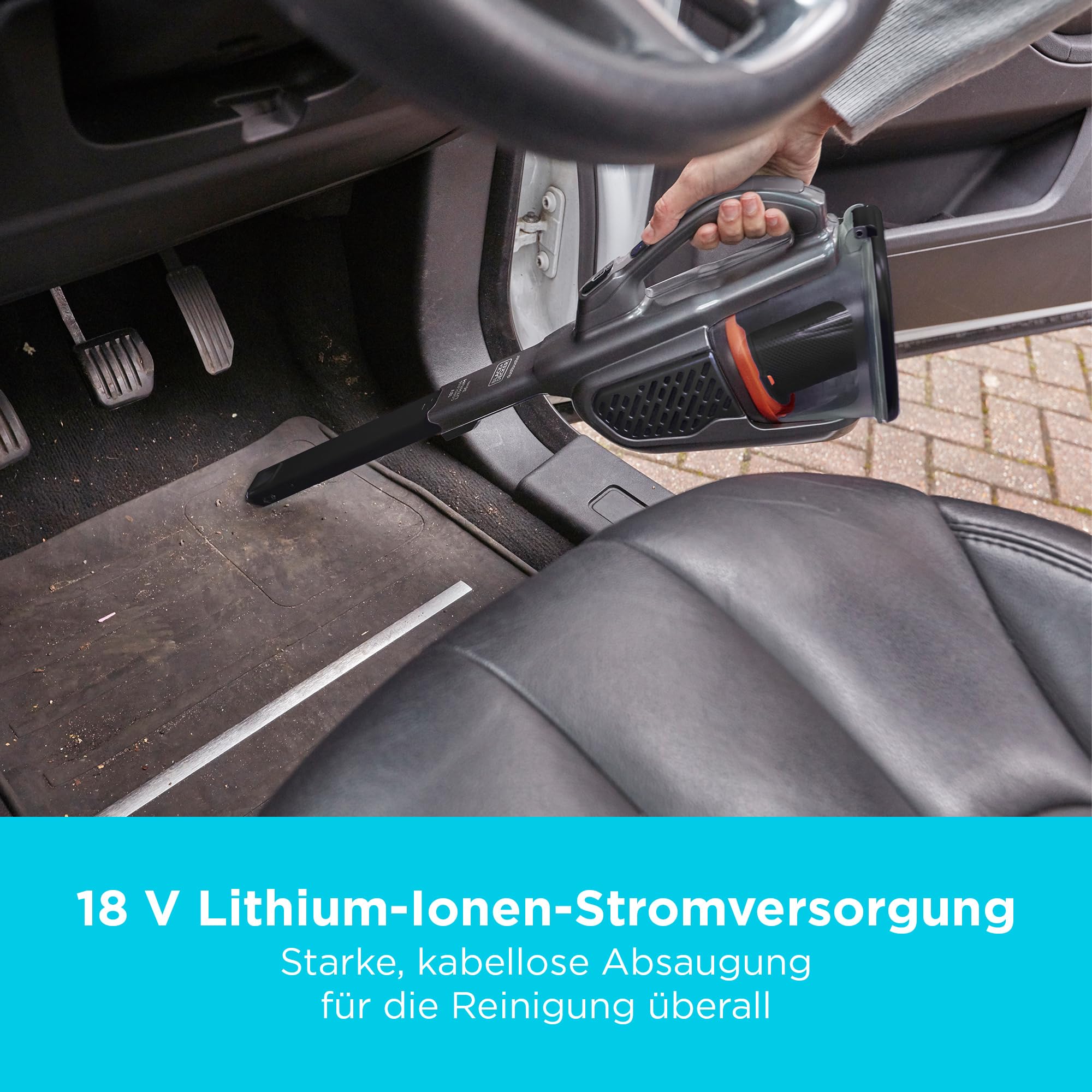 Black + Decker BHHV520BT Akku-Handstaubsauger ohne Stiel