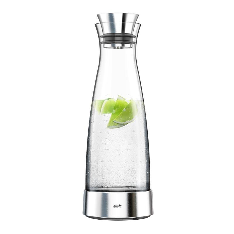 EMSA 515668 FLOW CLASSIC  Karaffe inkl. Kühlelement  Glas/Edelstahl