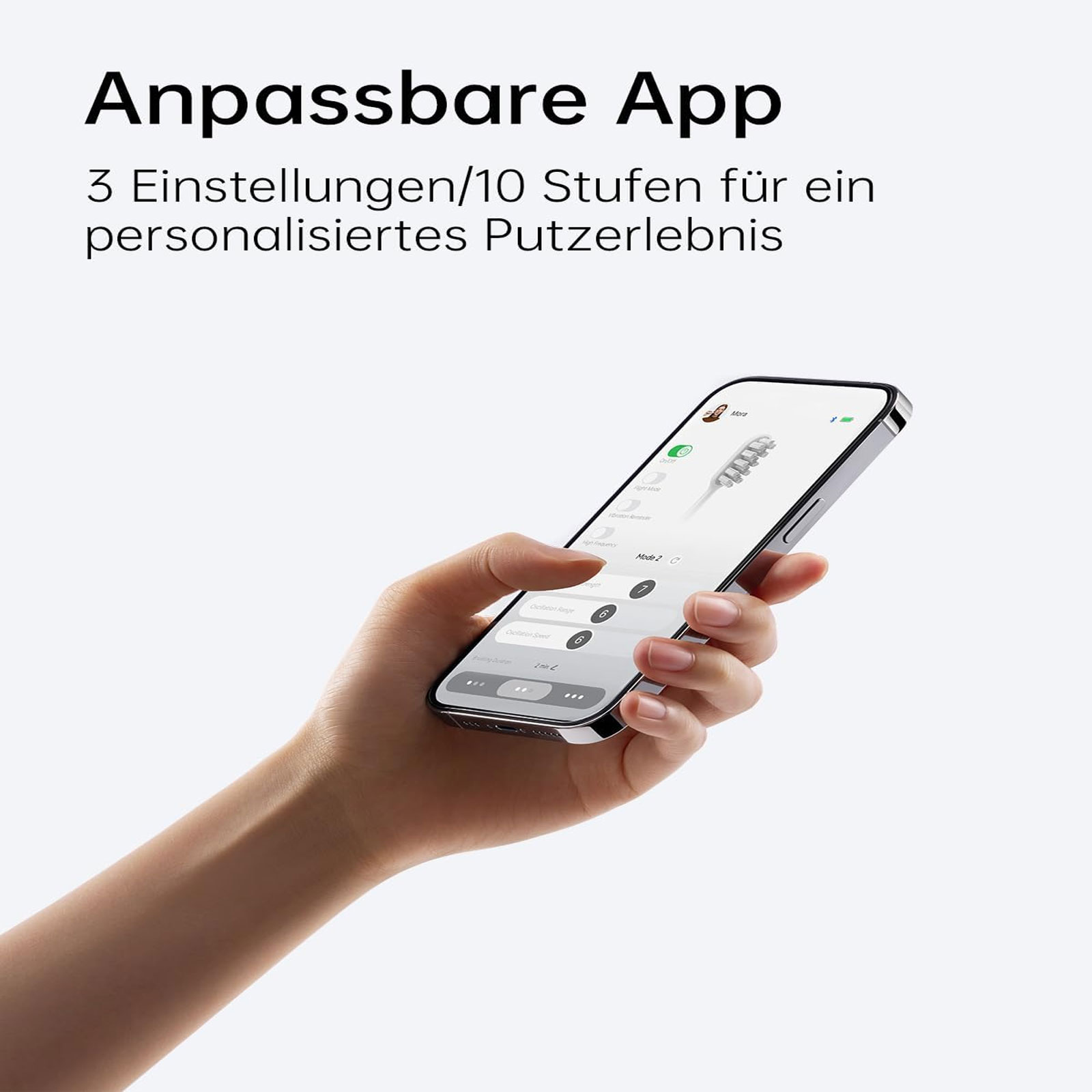 Laifen Wave Alu Elektrische Zahnbürste Silber