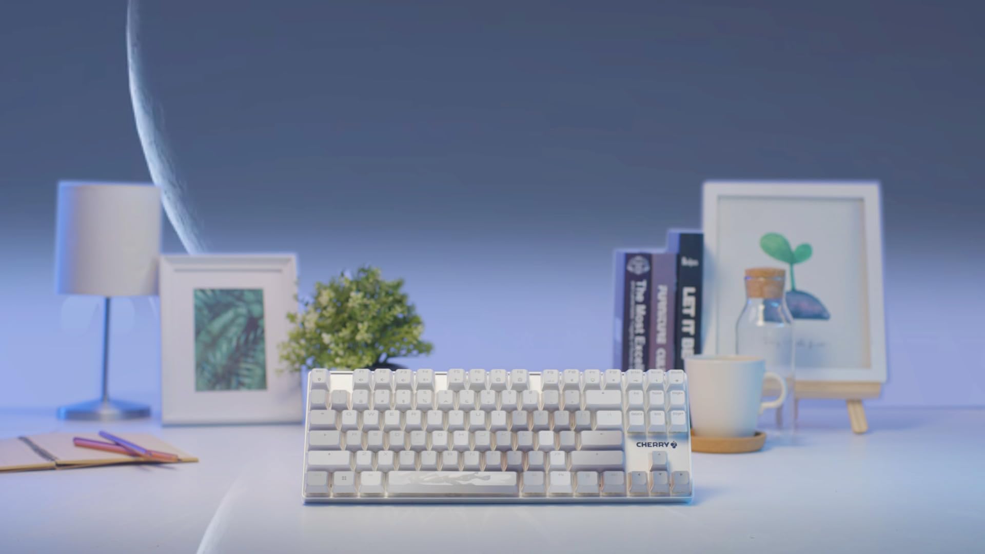 CHERRY MX 8.2 TKL Wireless XAGA, Kabellose Gaming-Tastatur ohne Nummernblock