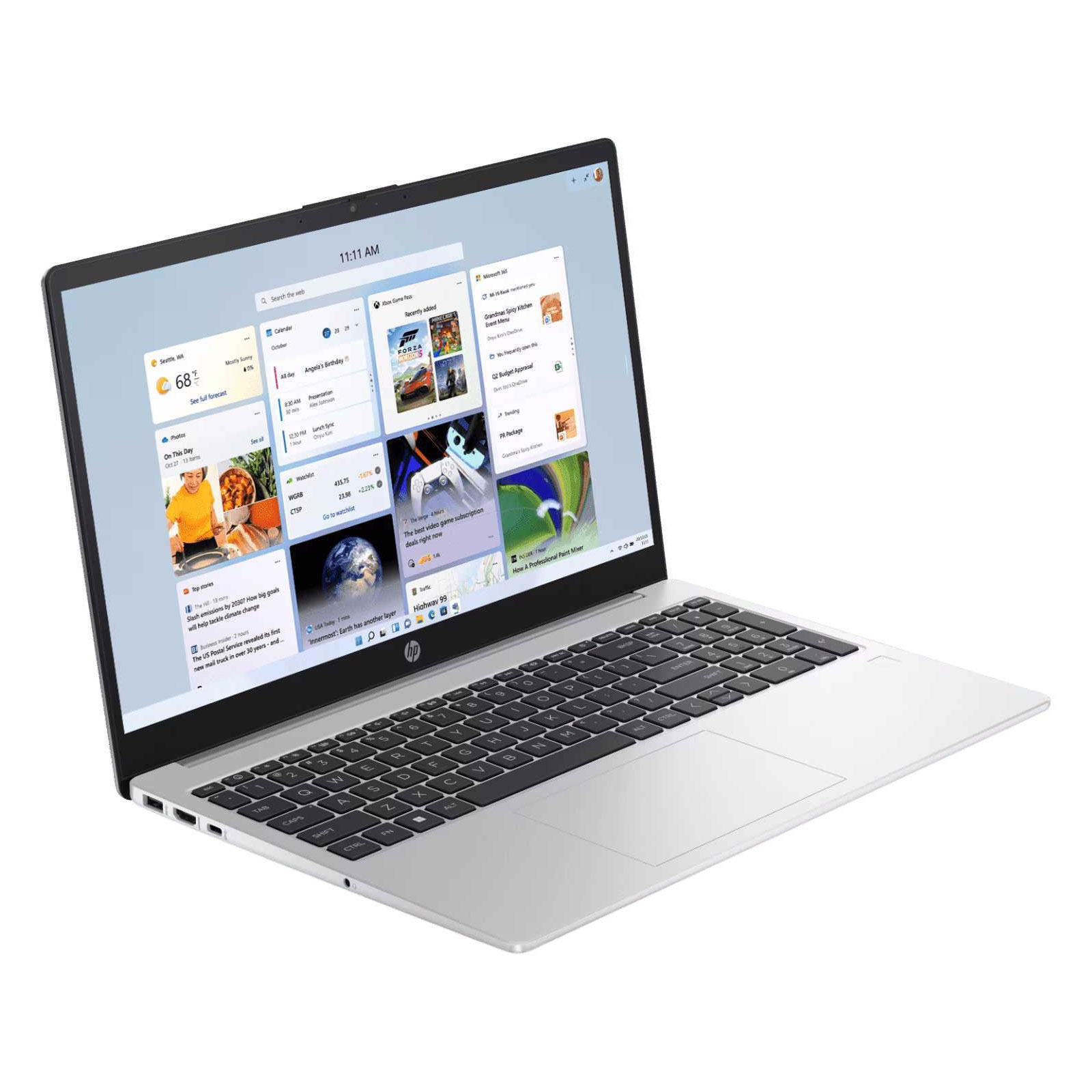 HP Notebook 255 G10, Silber, 15,6 Zoll, Full-HD, AMD Ryzen 5 7520U, 8 GB,  512 GB SSD