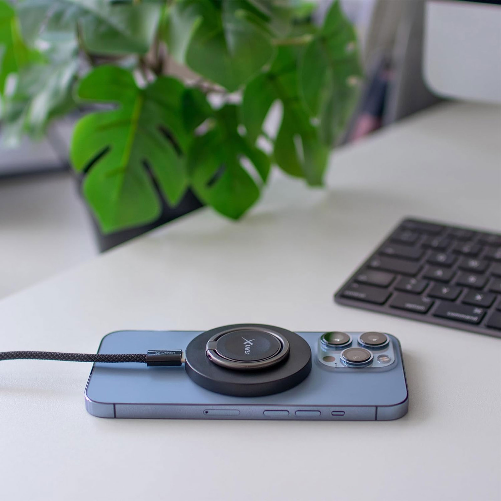 XLayer MagFix Pro 3-in-1 Ladepad mit Ringhalter XLayer MagFix Pro 3-in-1 Ladepad mit Ringhalter