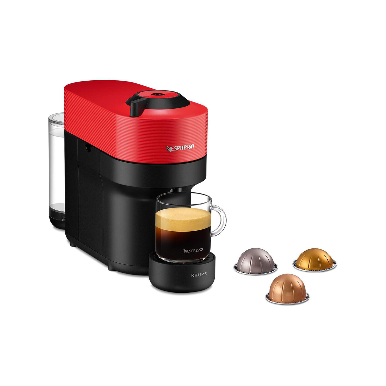 KRUPS XN9205 Vertuo Pop Spicy Red Kapselmaschine