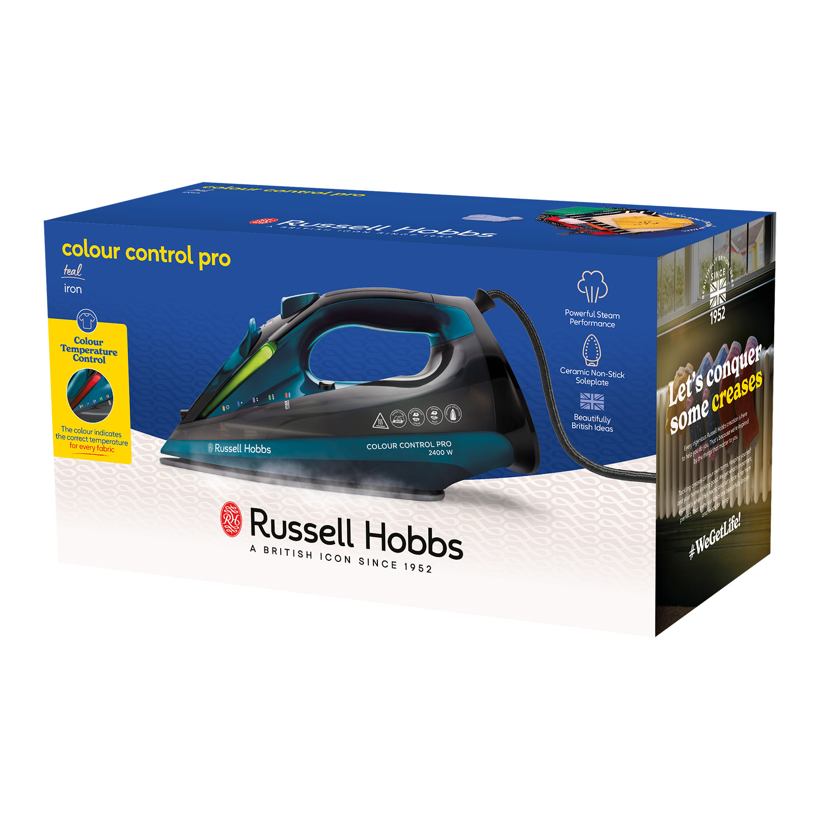 Russell Hobbs 27280-56 Colour Control Pro Dampfbügeleisen