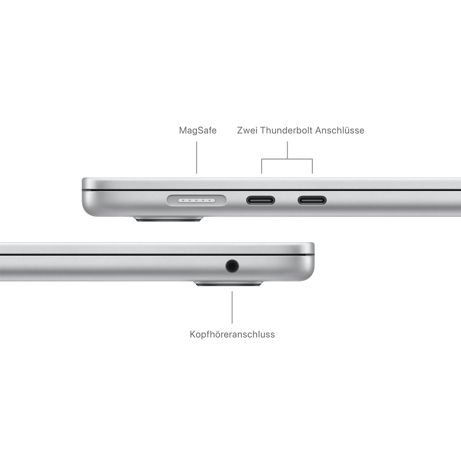 Apple MacBook Air 15 Zoll, M3, 8-Core CPU, 10-Core GPU, 8 GB, 512 GB SSD