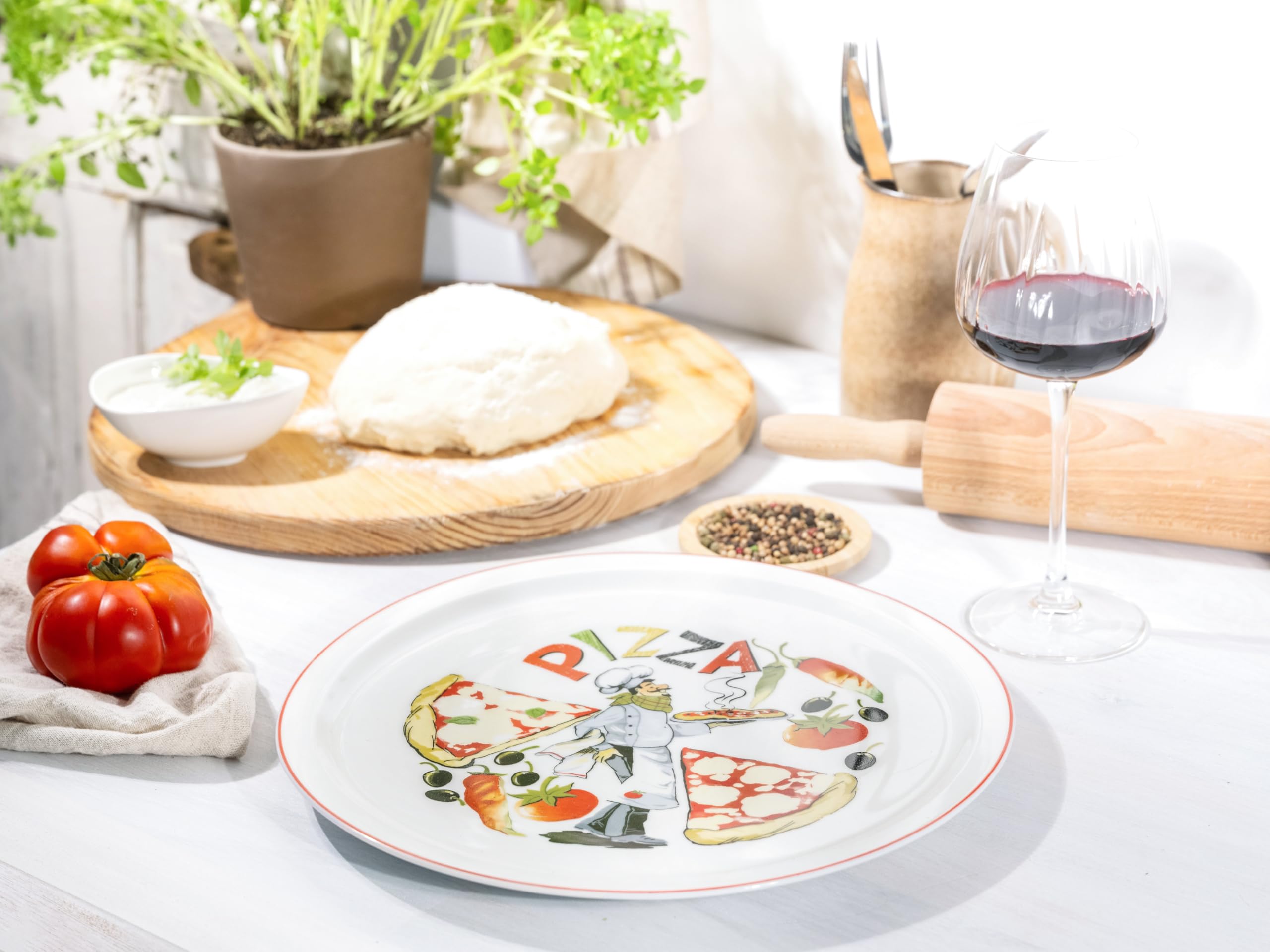 Creatable 24441 Pizzateller Serie Milano- Luigi 4-tlg. 4 Personen