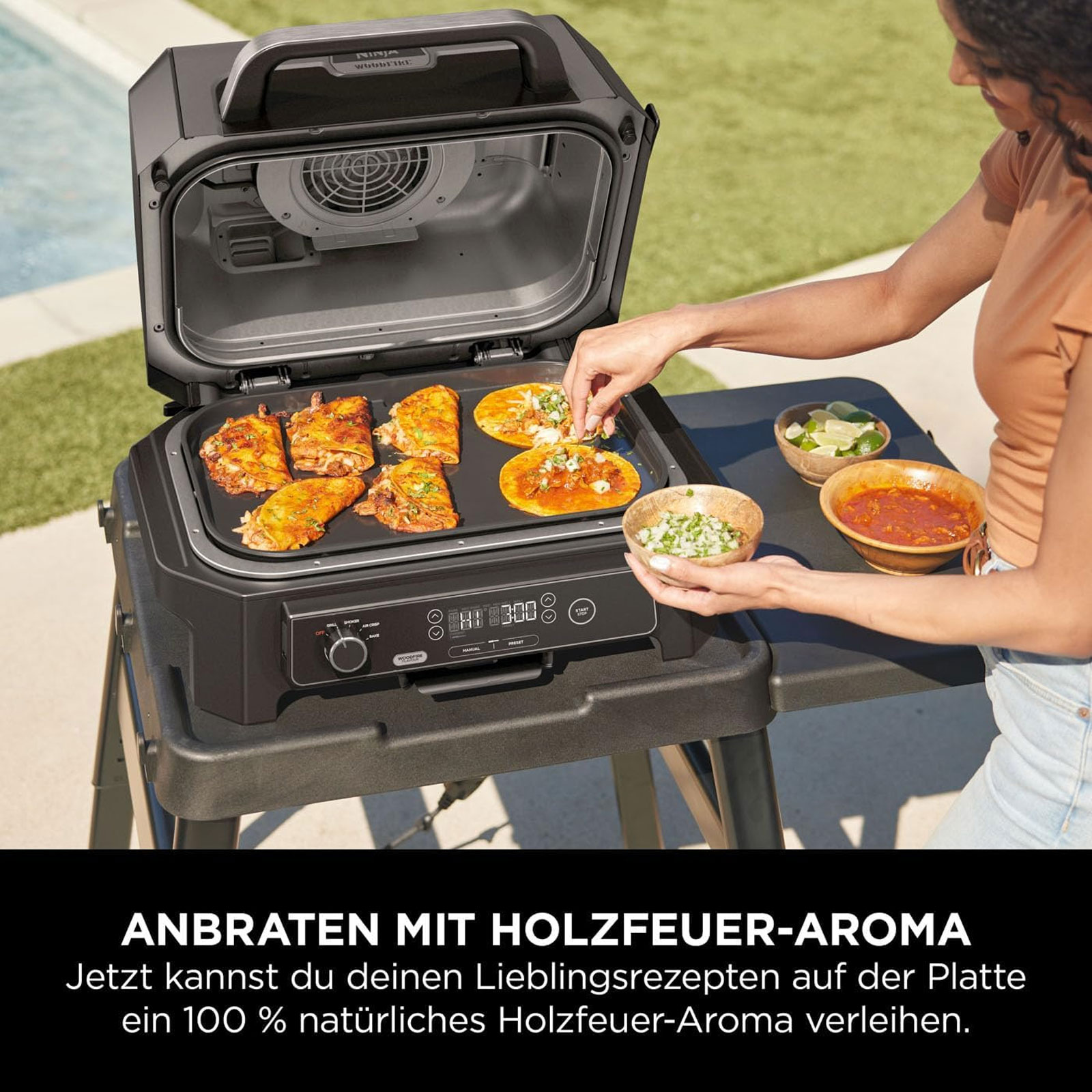 Ninja Woodfire XSKOGXLFPLTEU XL Plancha Grillplatte