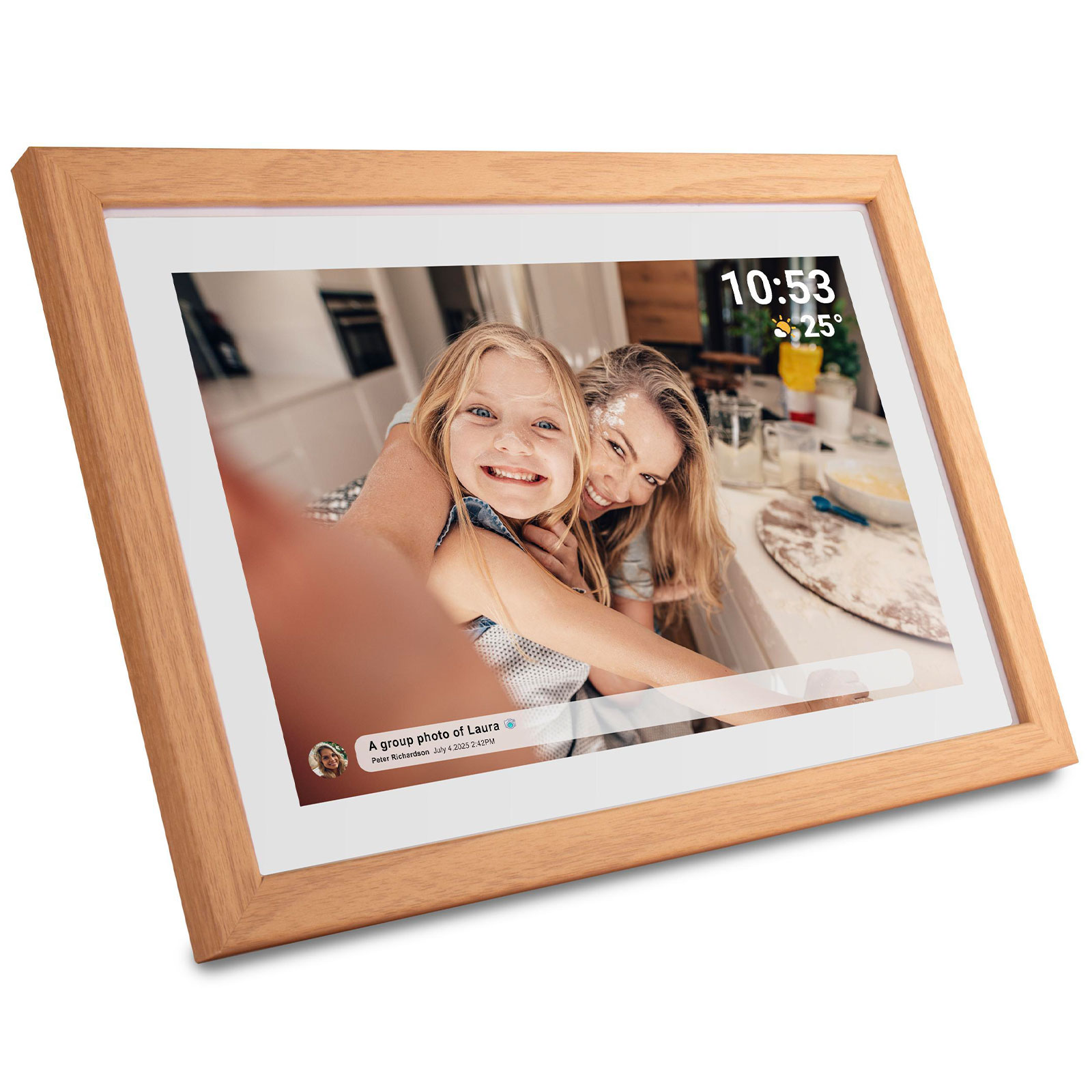 DENVER PFF-1040LW WiFi Frameo Digitaler Bilderrahmen (10,1")