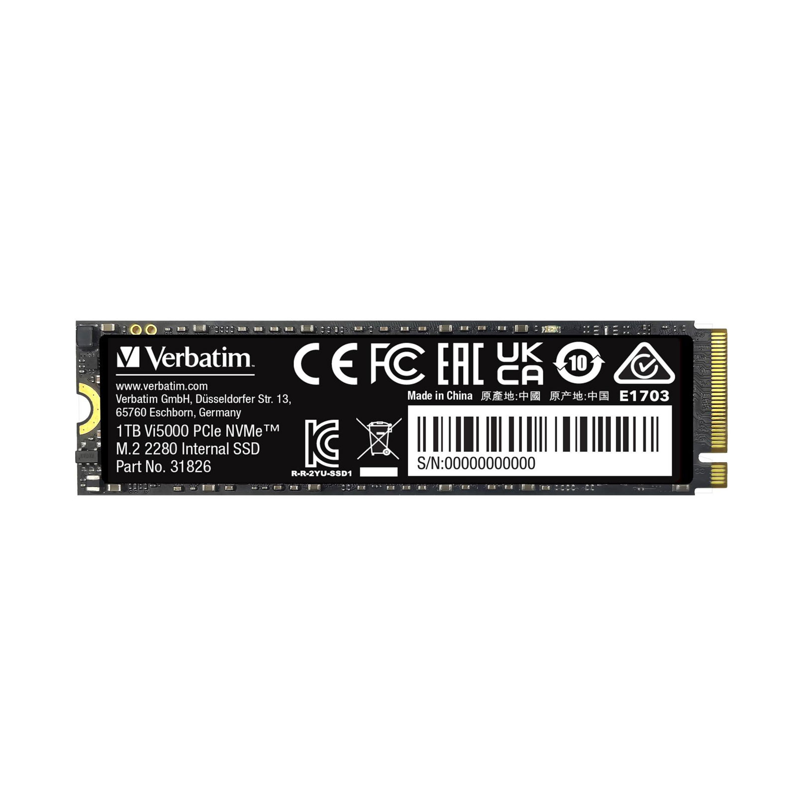 Vi5000 PCIe NVMe M.2 SSD 1TB