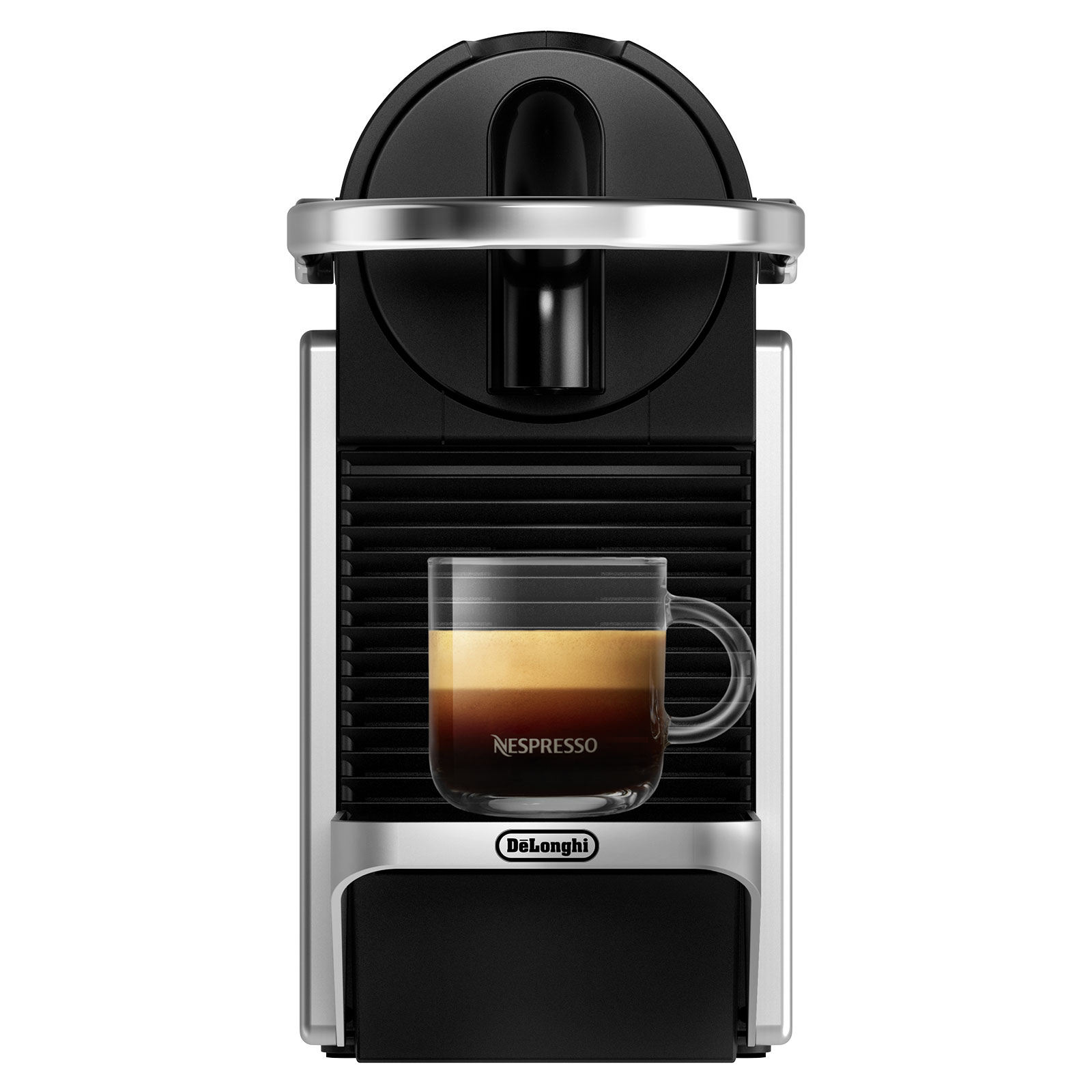 De'Longhi EN127.S PIXIE Re-Design silber Nespresso-Kapselmaschine