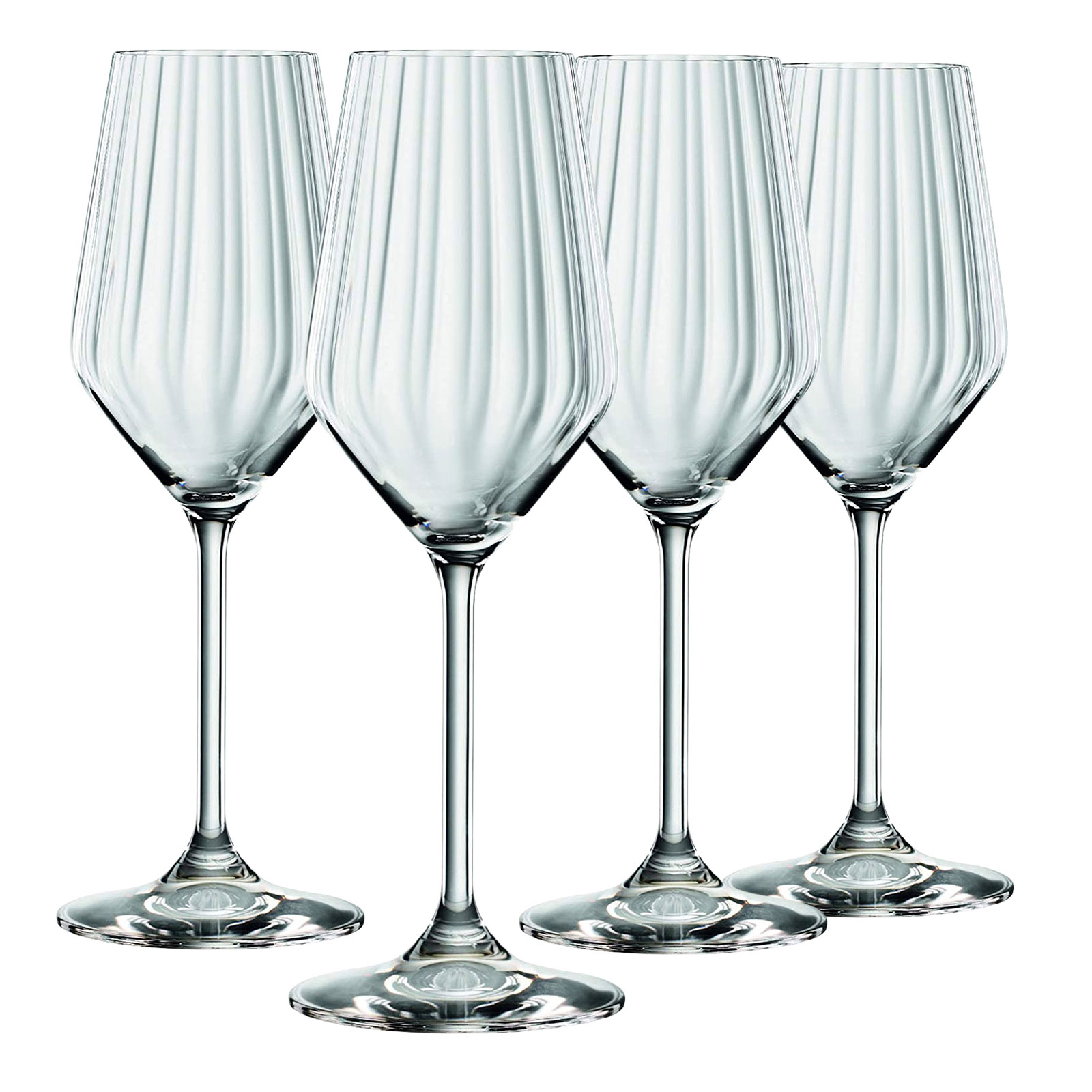 Spiegelau  4-teiliges Champagnerglas-Set, Kristallglas, 310 ml, Spiegelau LifeStyle, 4450177
