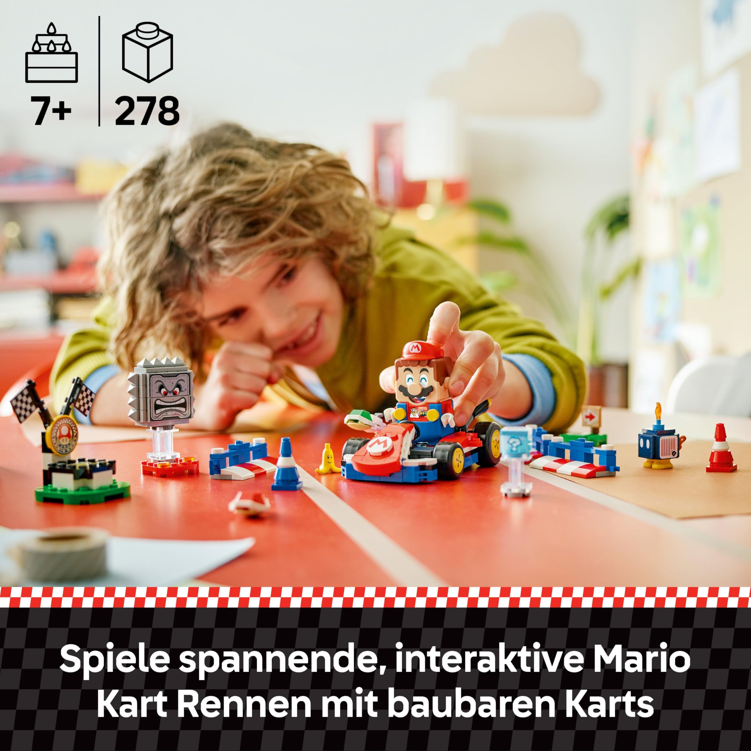 LEGO Mario Kart - Interaktiver Mario & Standard-Kart 72043