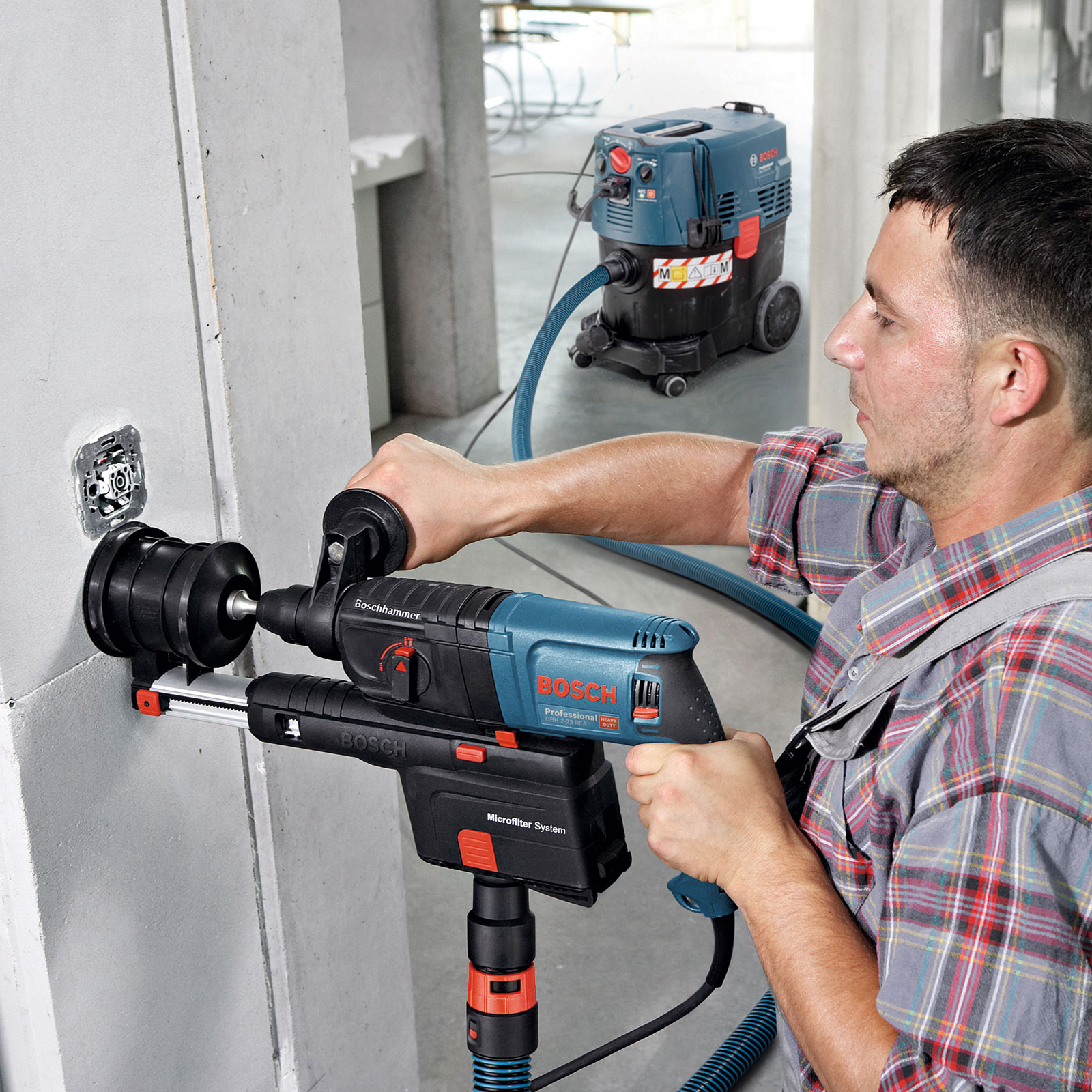 Bosch Professional GBH 2-23 REA (CC) Absaugbohrhammer