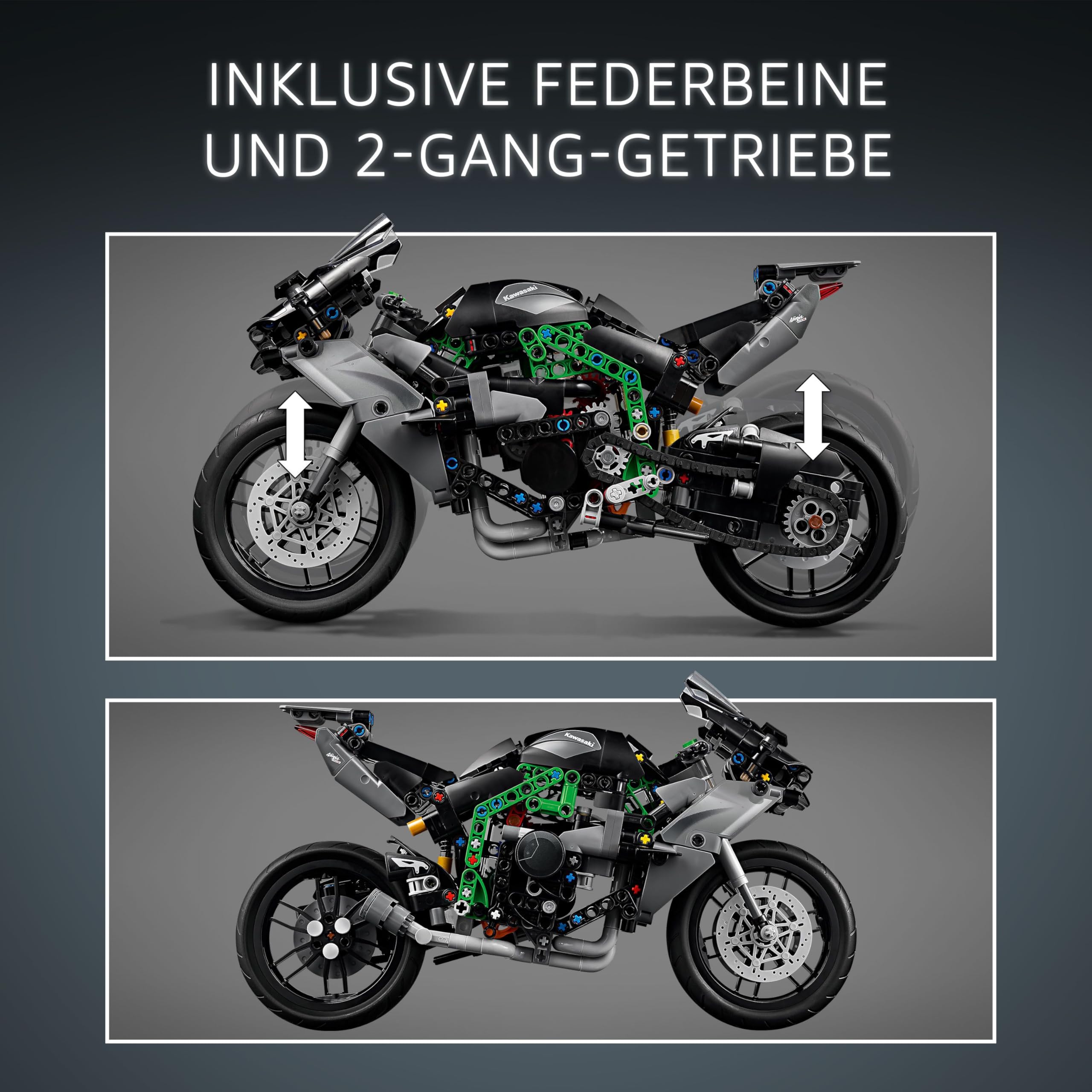 LEGO Technic Kawasaki Ninja H2R Motorrad 42170