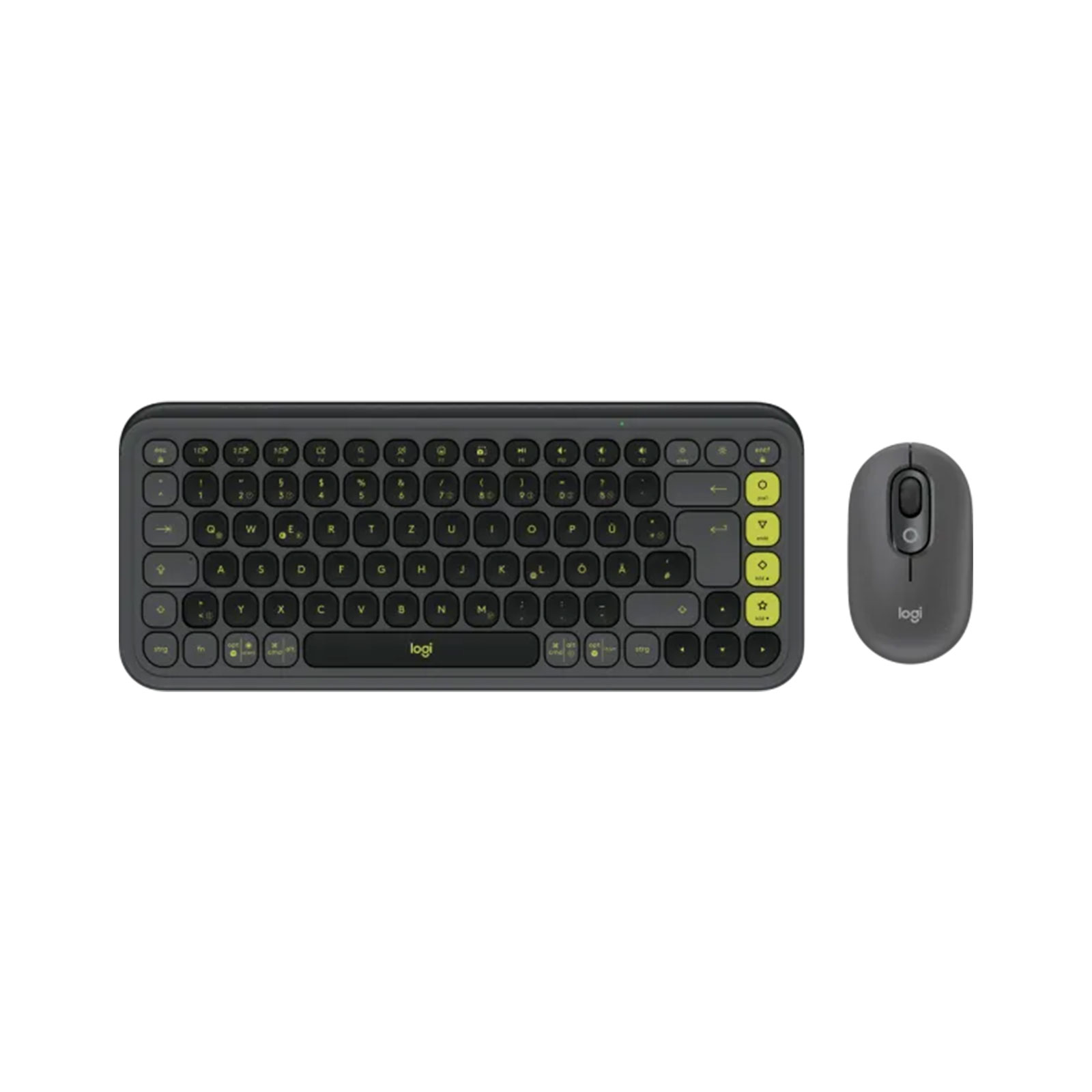 LOGITECH Tastaturen POP ICON COMBO - GRAPHITE