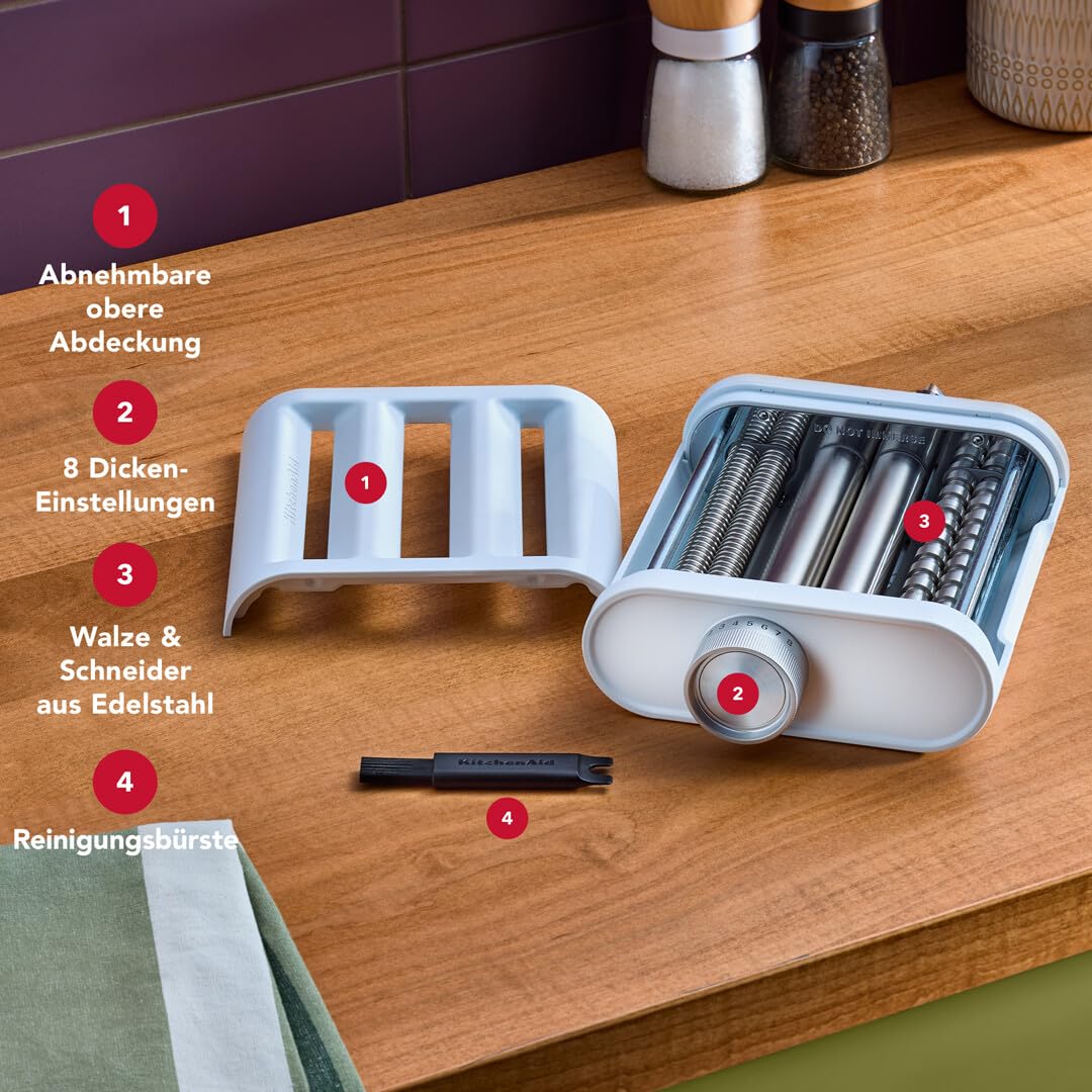 KitchenAid 3-in-1 Nudelvorsatz 5KSM3PPA, Nudelroller