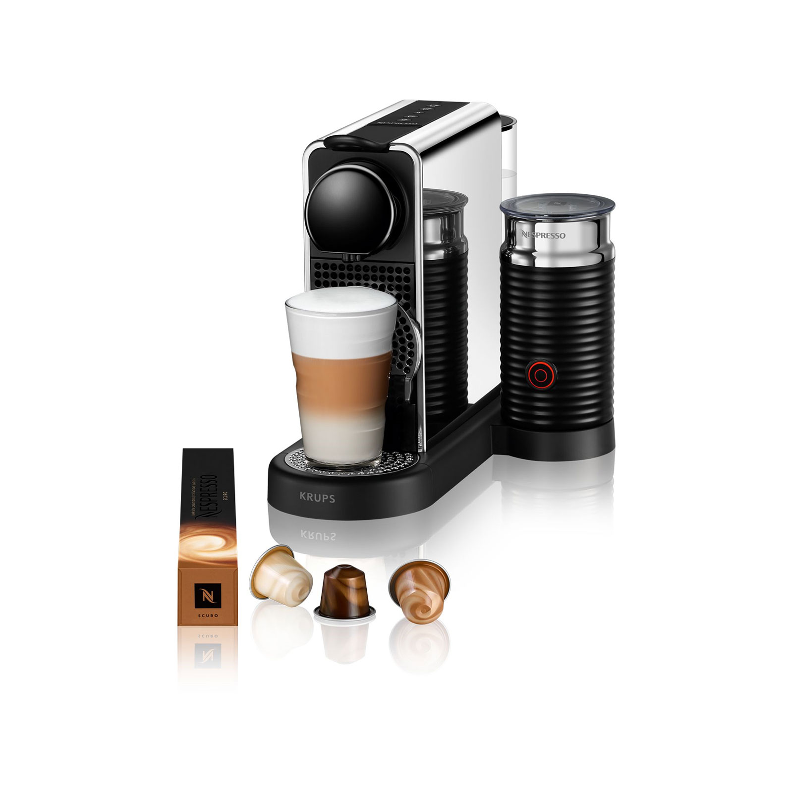 KRUPS Citiz Platinum &; Milk XN630 Nespresso-Kapselmaschine