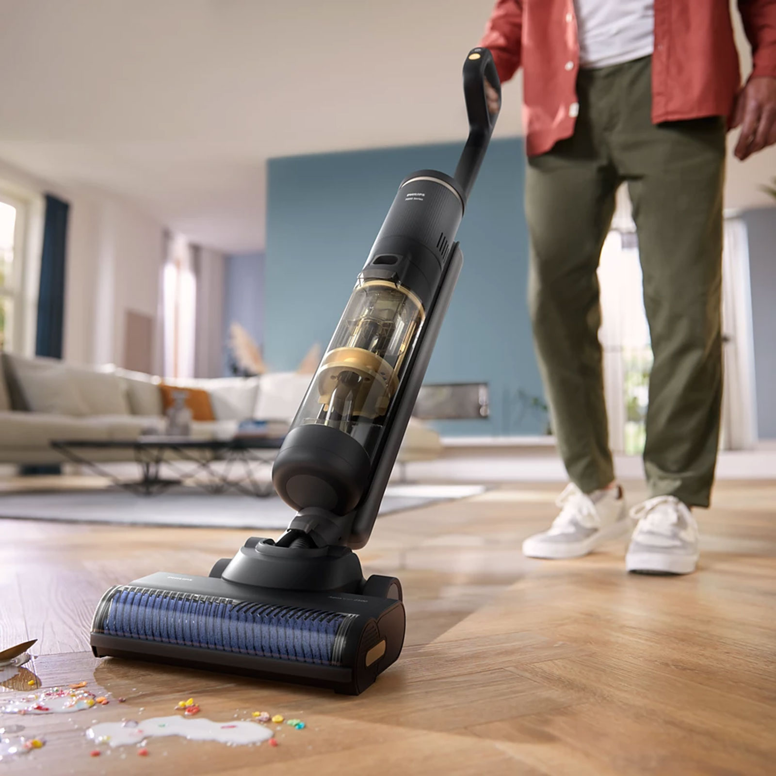 Philips XW7264/11 AquaTrio Nass- und Trockensauger (7000 Series, 21,6 V, für Tierhaare geeignet, bis zu 25 min. Laufzeit)