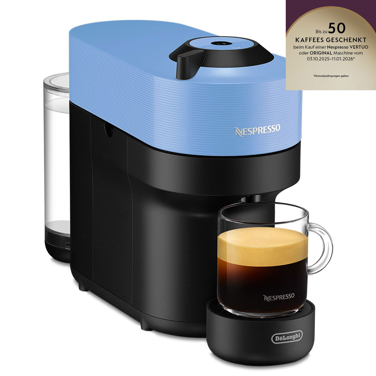 De'Longhi ENV90.A Nespresso Vertuo Pop schwarz/blau