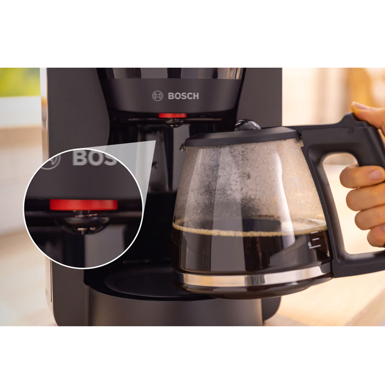 Bosch TKA3M134 MyMoment Kaffeemaschine rot