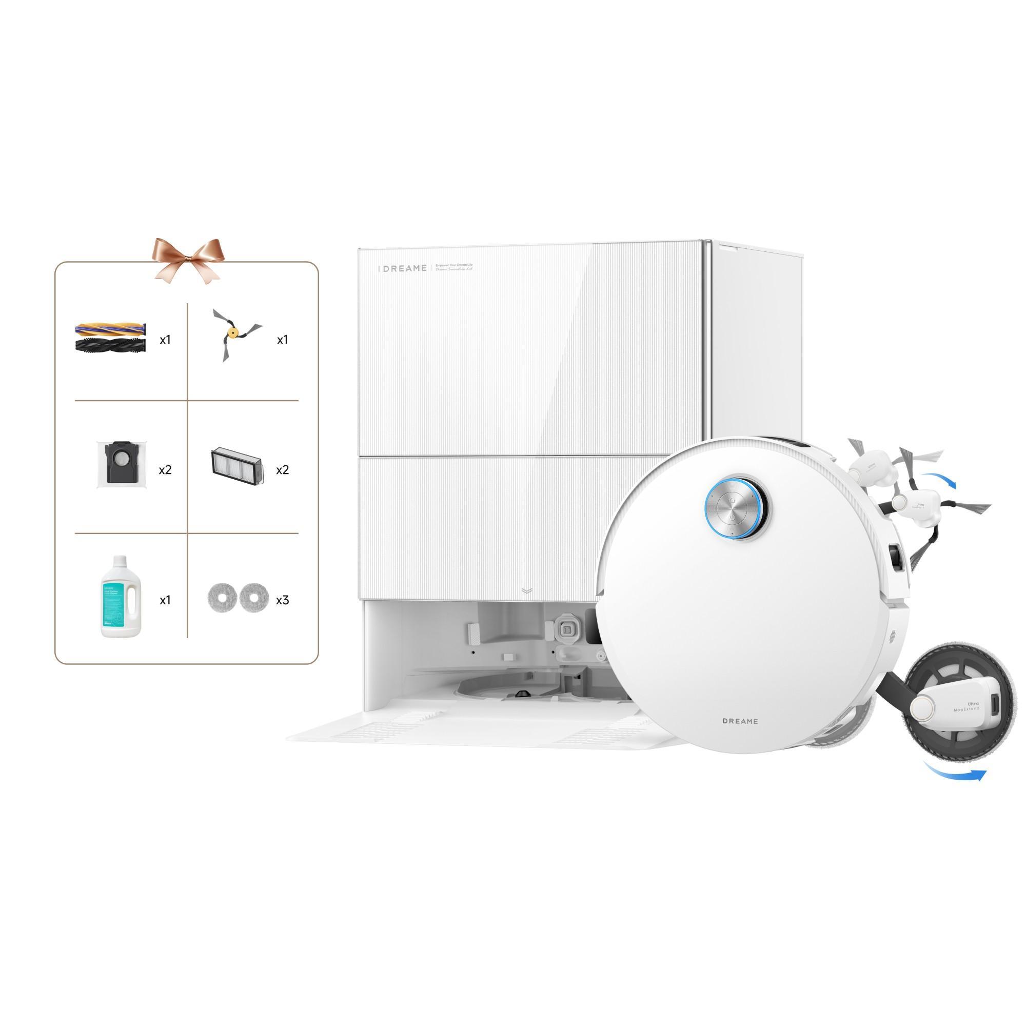 dreame X60 Pro Ultra Complete White Saugroboter mit Wischfunktion