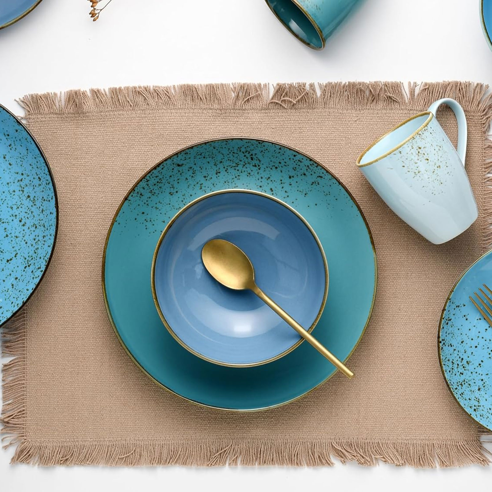 CreaTable 20157 Serie Nature Collection AQUA 16 tlg