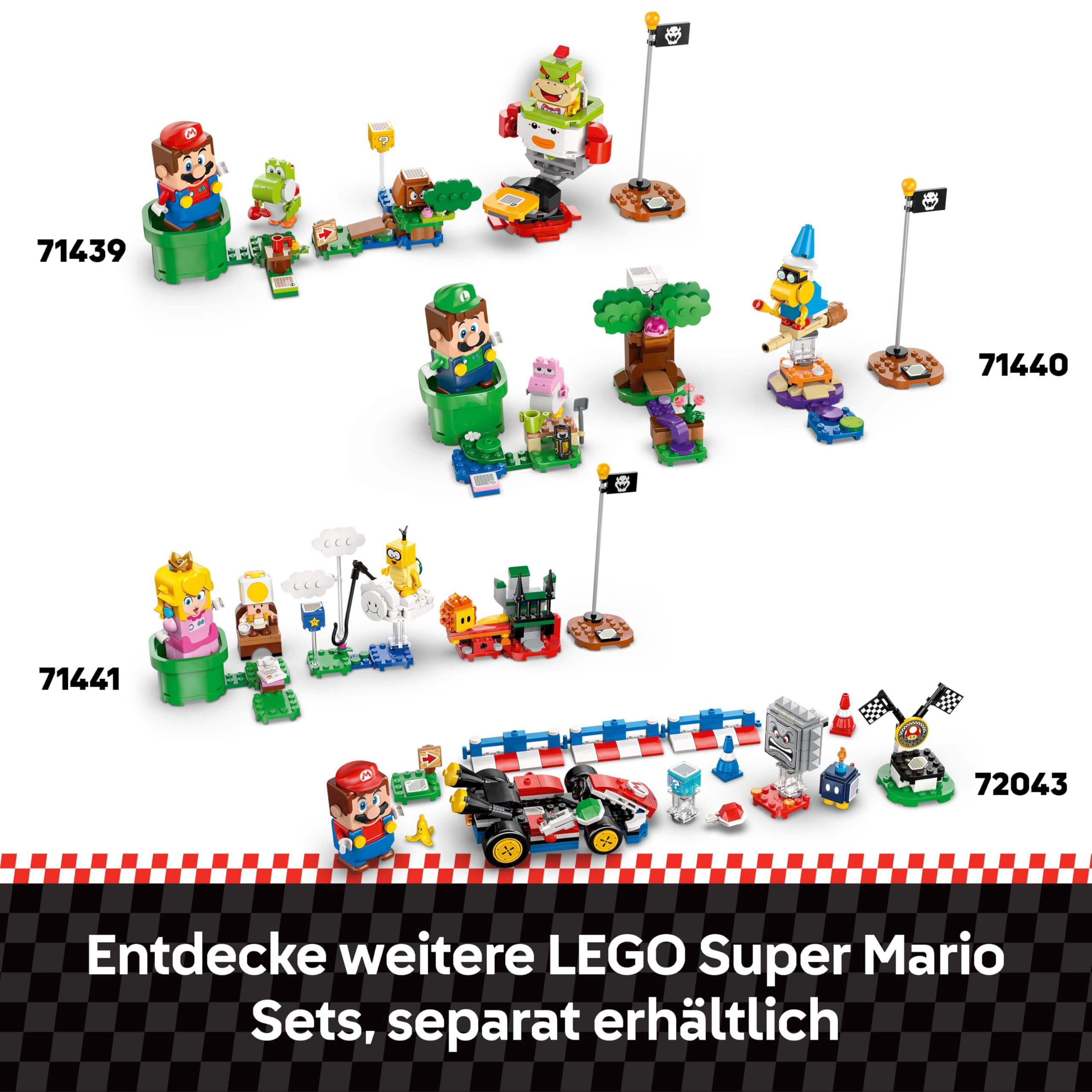LEGO Super Mario: Mario Kart - Wario & König Buu Huu 72038