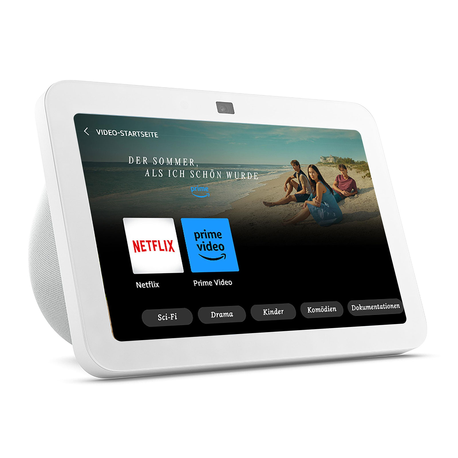Amazon Echo Show 8 (3. Genaration) weiß (Smarter HD-Touchscreen, 3D-Audio, Smart-Home-Hub, Alexa)