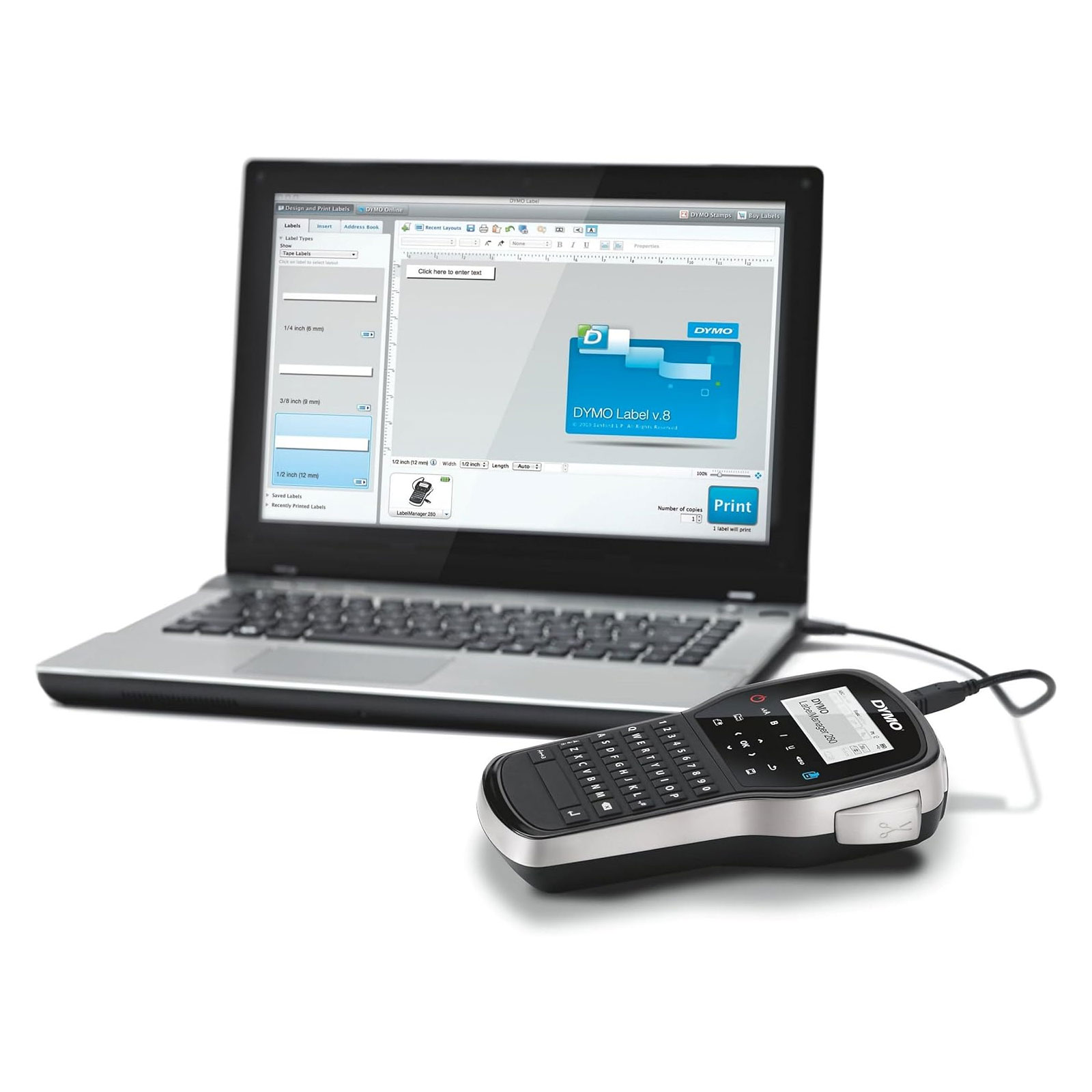 DYM LabelManager 280 6/9/12 mm