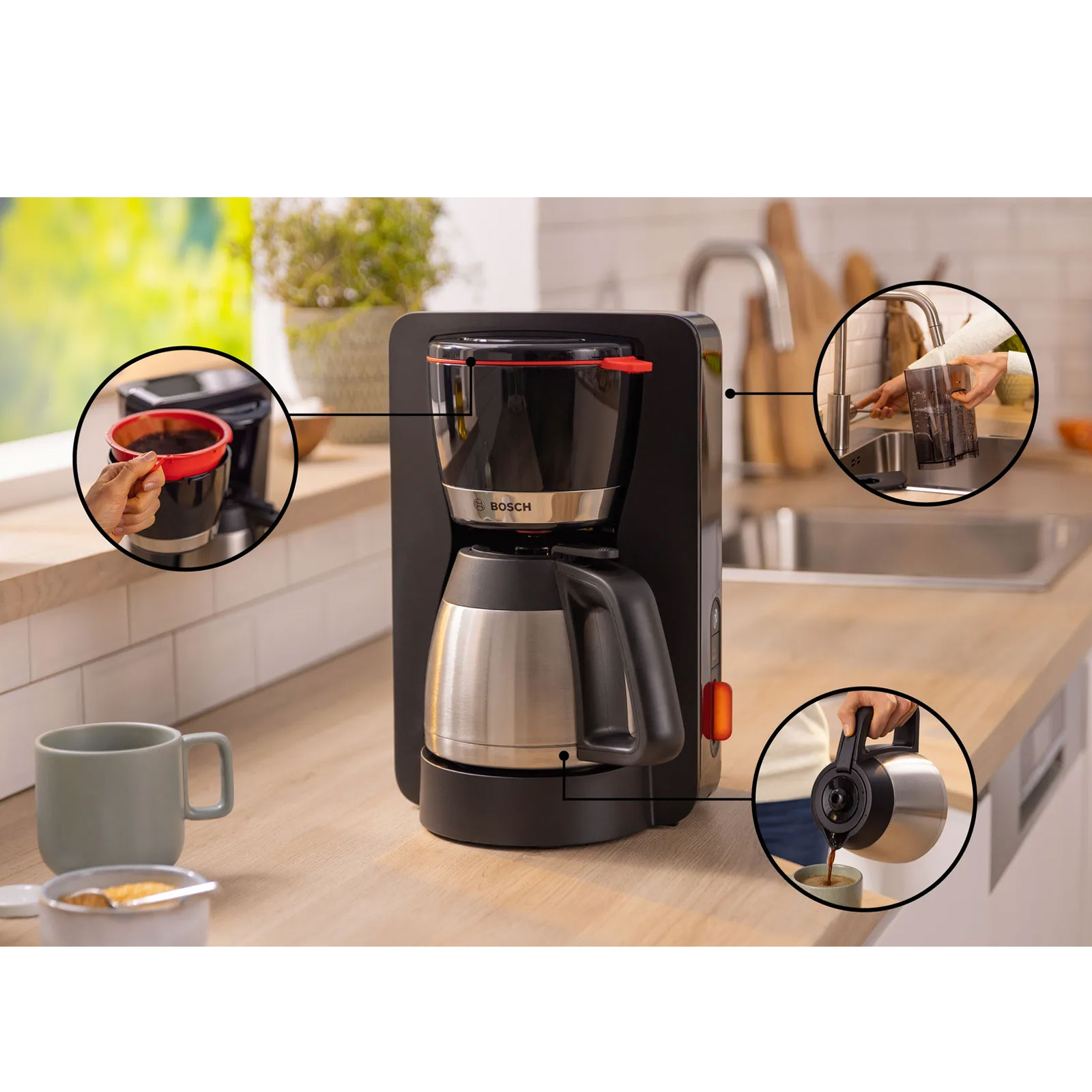 Bosch TKA6M273 Kaffee Maschine MyMoment schwarz