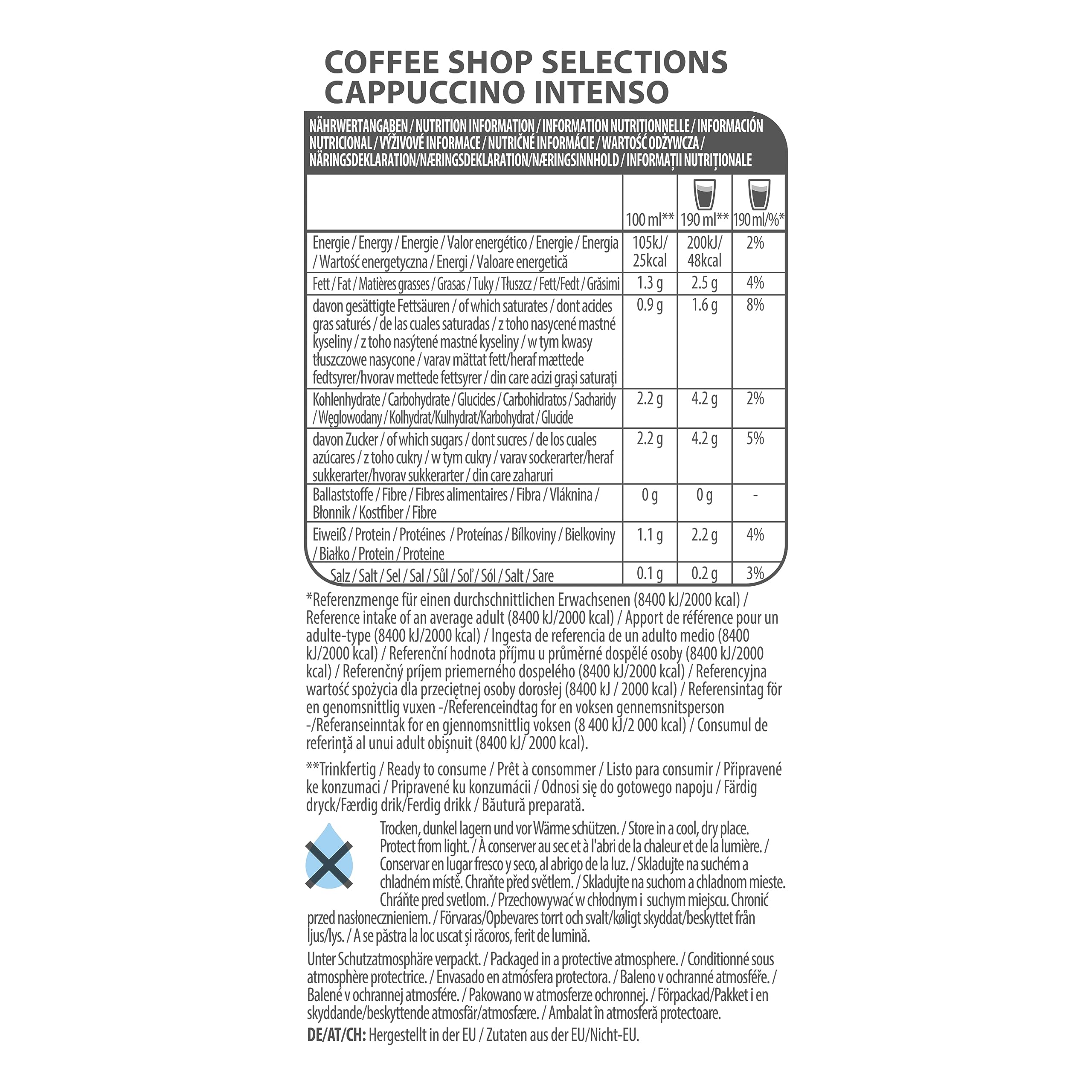 TASSIMO Kapseln Coffee Shop 5x Selections Cappuccino Intenso