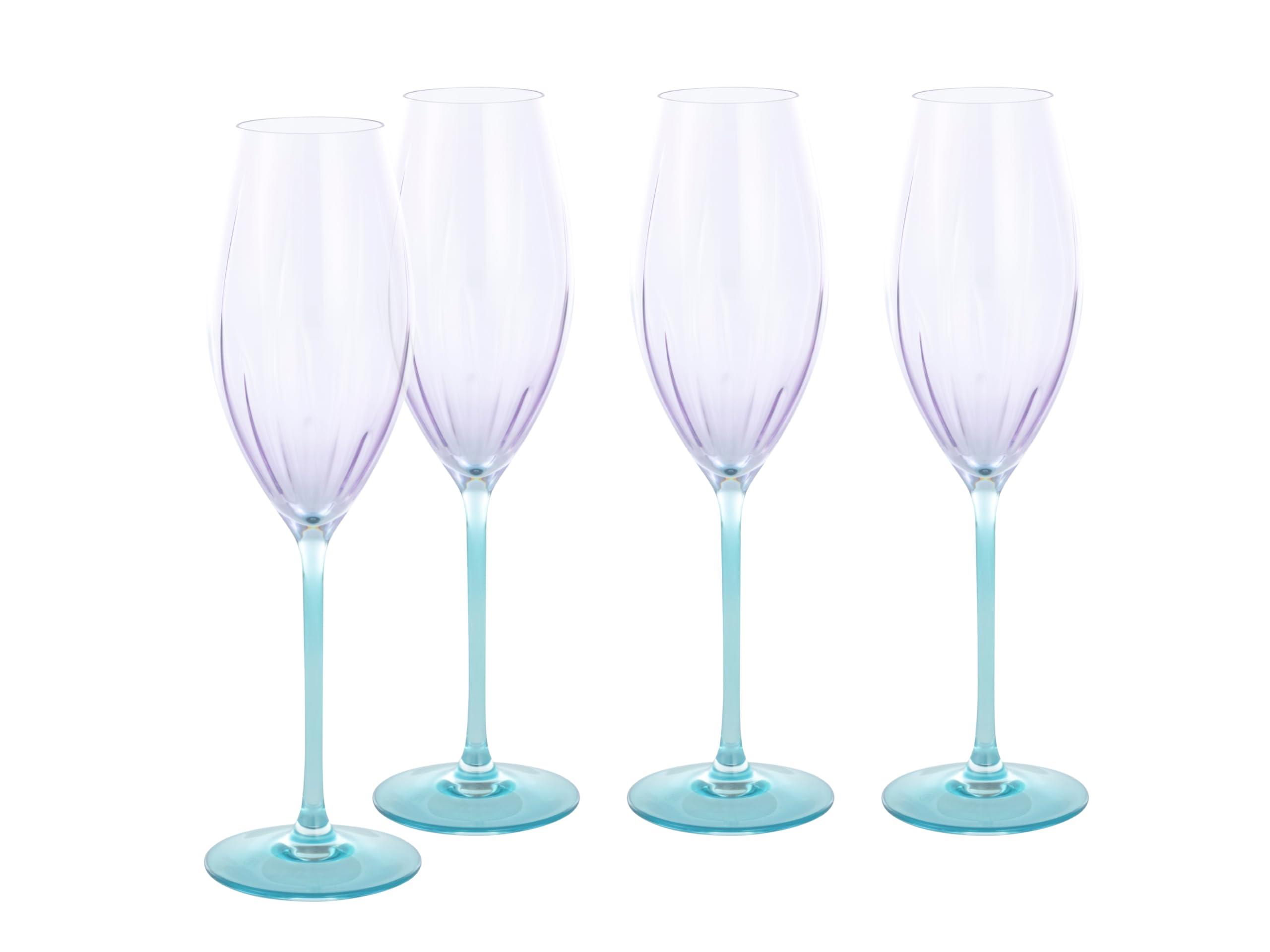 Creatable, 24587, Serie Swirly Spring, 4-teiliges Geschirrset für 4 Personen