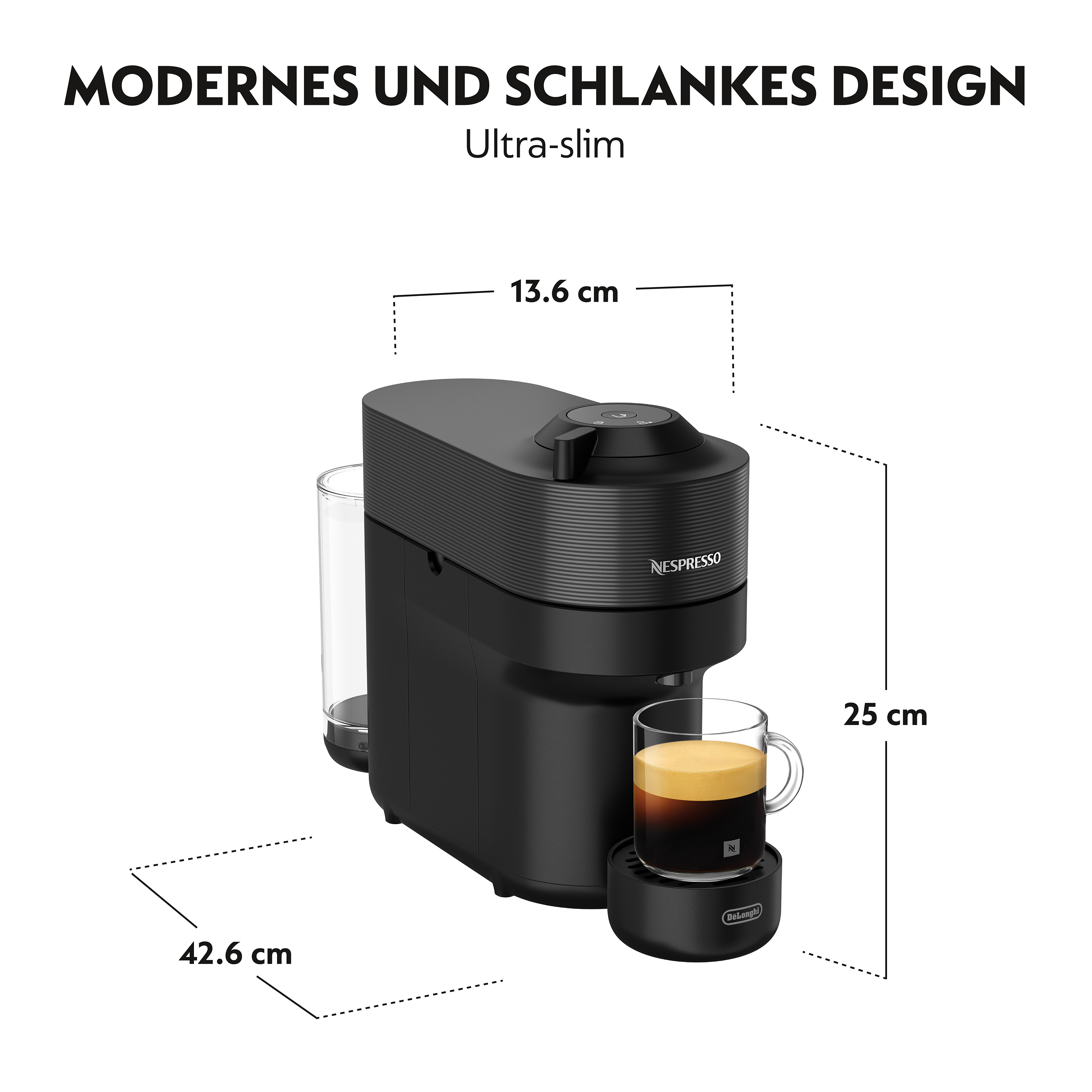 De'Longhi ENV90.BAE Nespresso Vertuo Pop schwarz