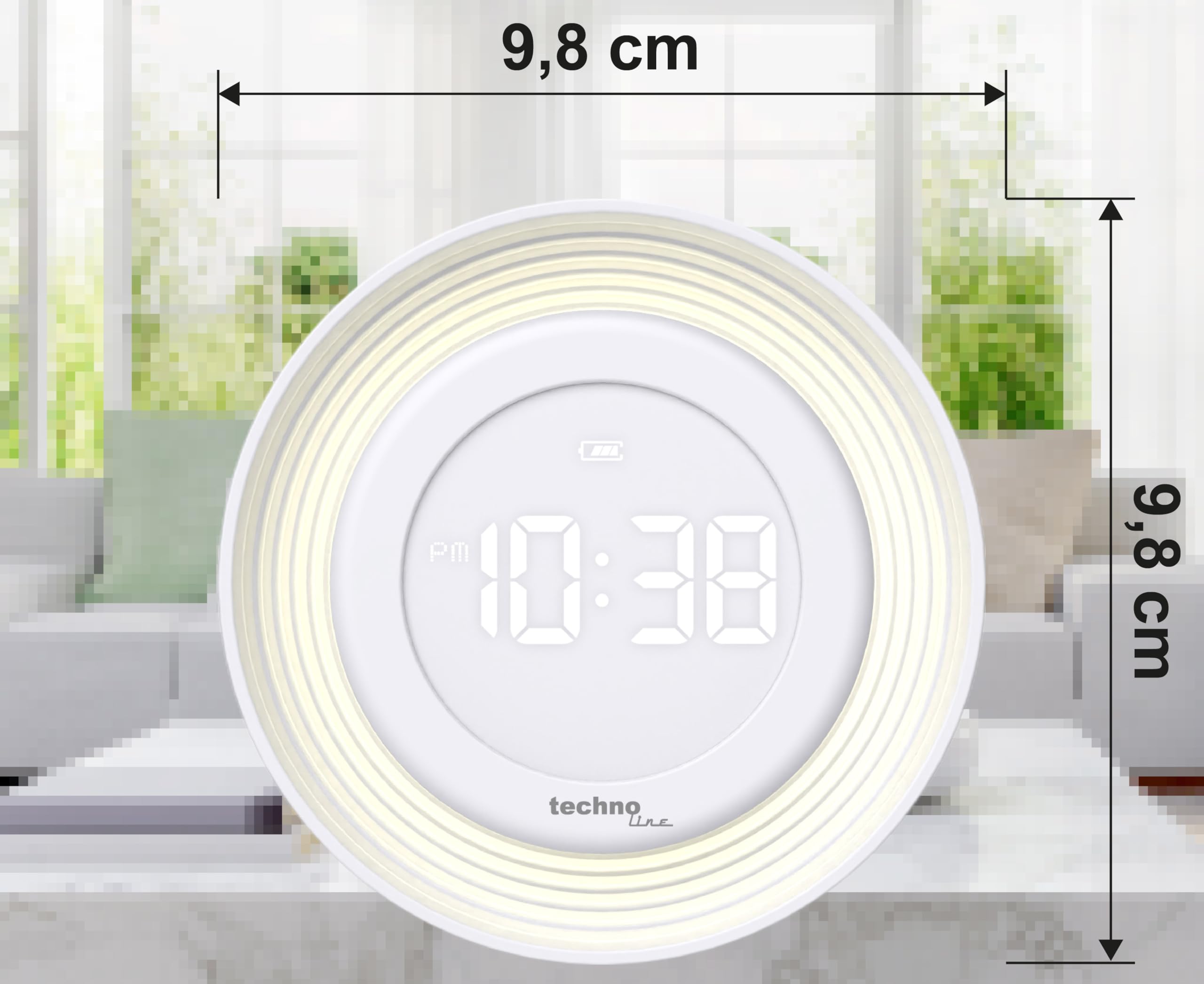 Technoline WT479 kleine, Digitale Quarzuhr