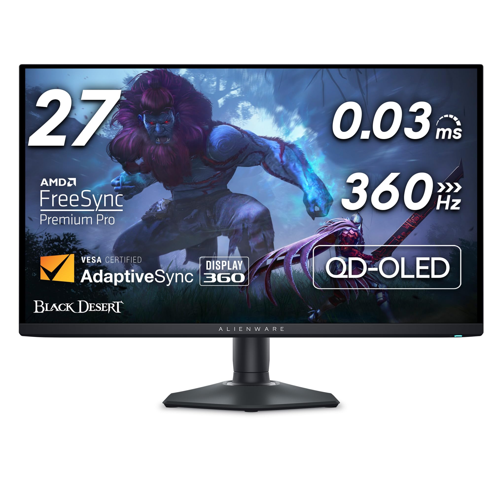 Alienware AW2725DF 27 Zoll QHD (2560x1440) Gaming Monitor