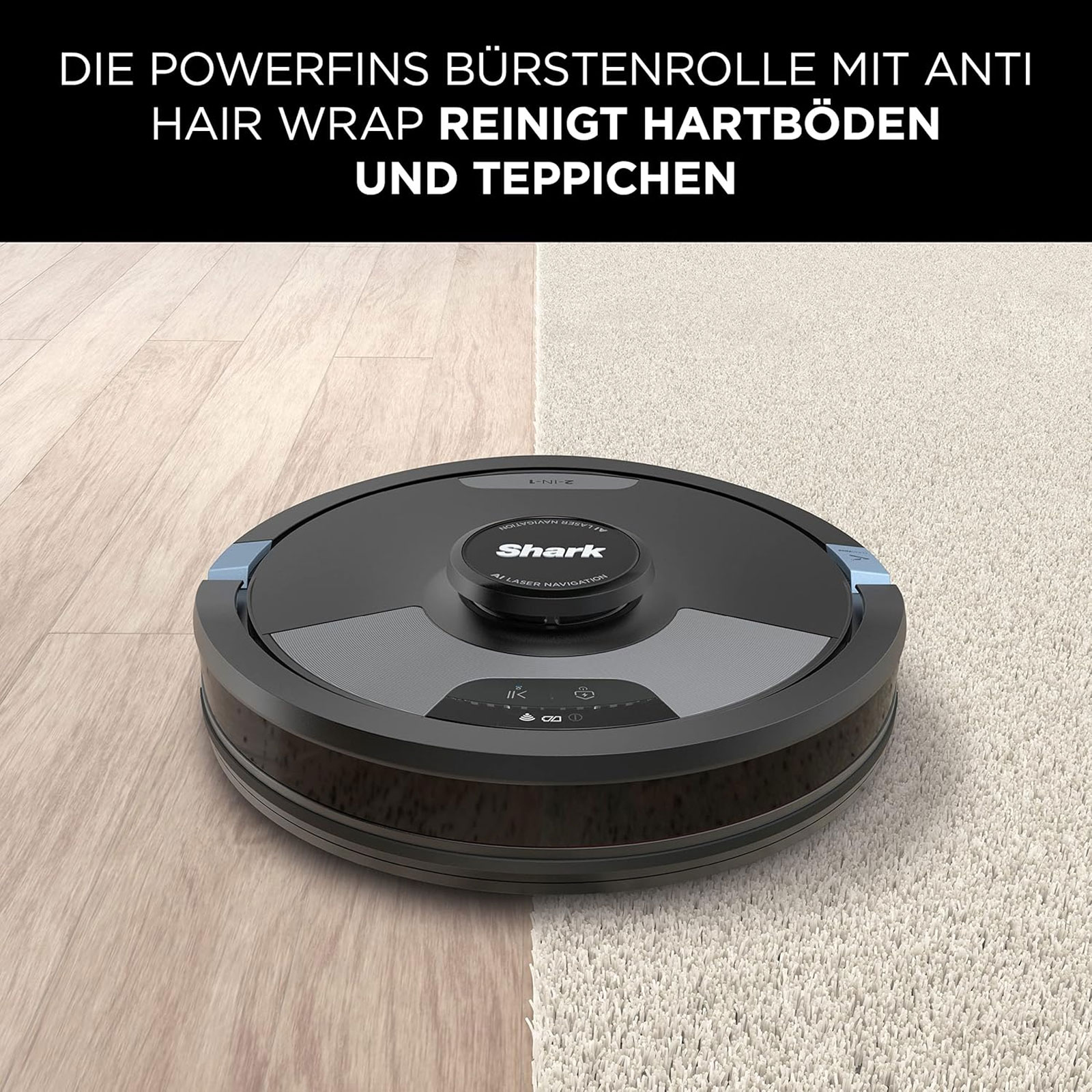 Shark RV2600WDEU Saugroboter mit Wischfunktion
