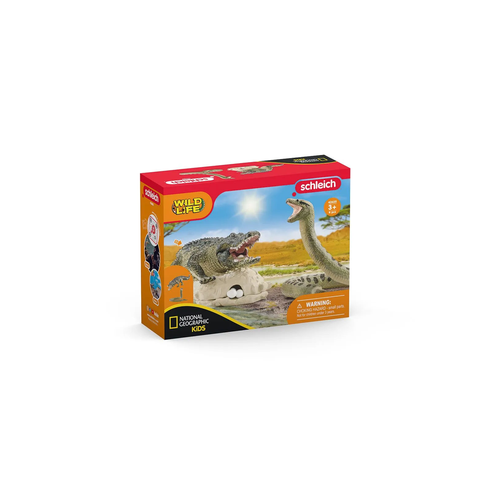 Schleich Gefahr im Sumpf Spielfiguren-Set (42625)