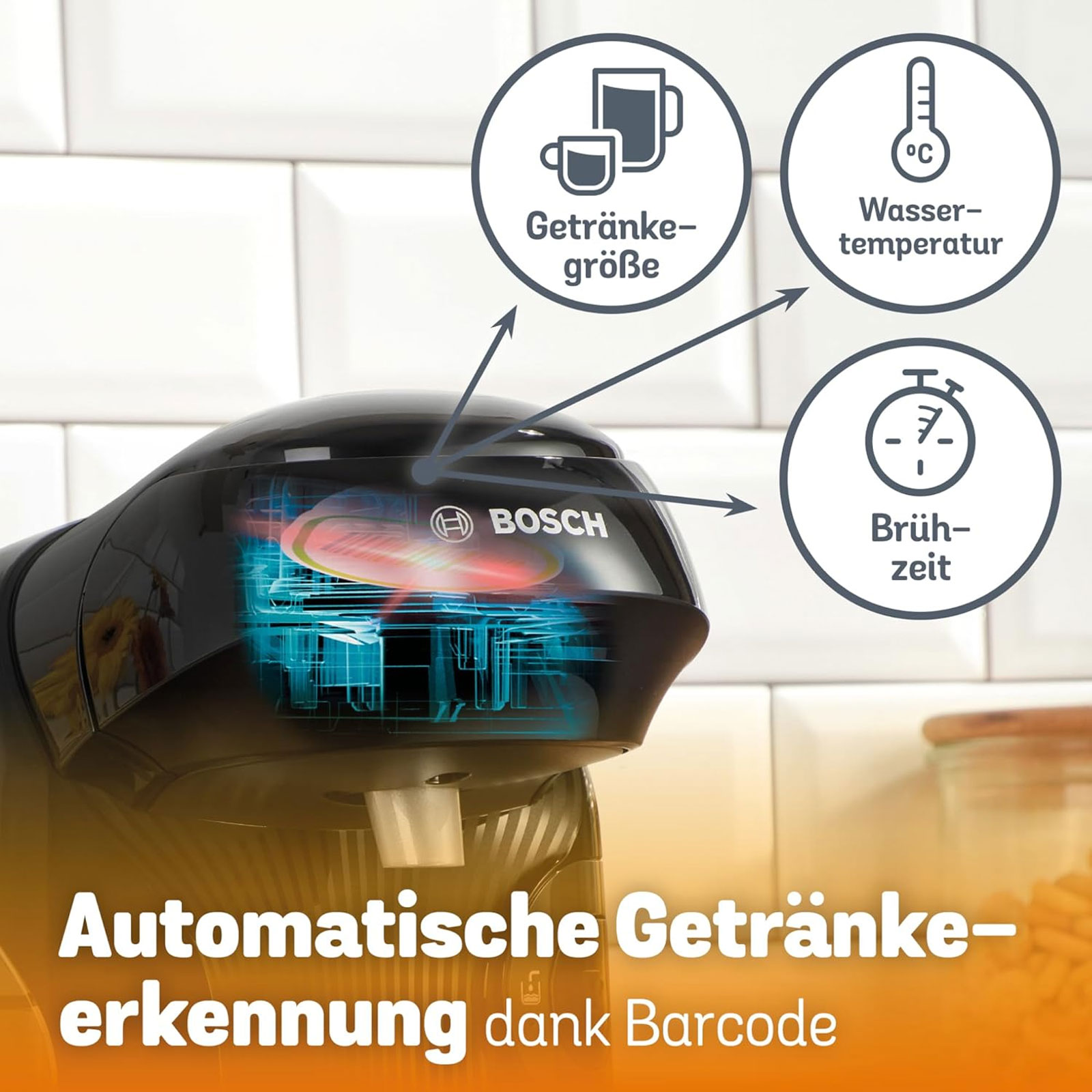 BOSCH TAS112E Kapselmaschine TASSIMO STYLE friendly