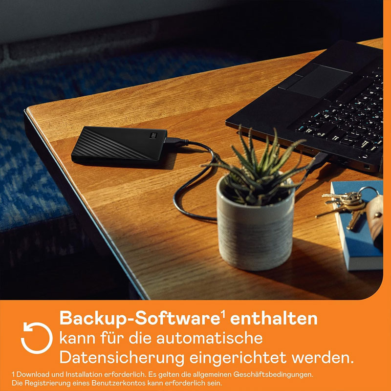 WD My Passport externe Festplatte 2 TB