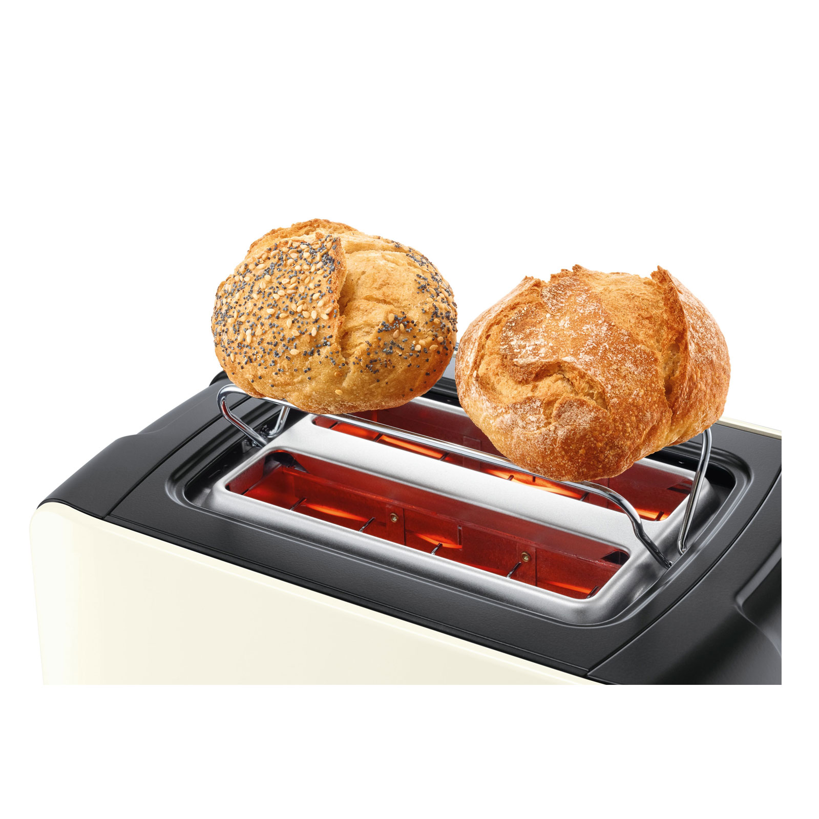 Bosch TAT6A117 Toaster Kompakt creme/dunkelgrau